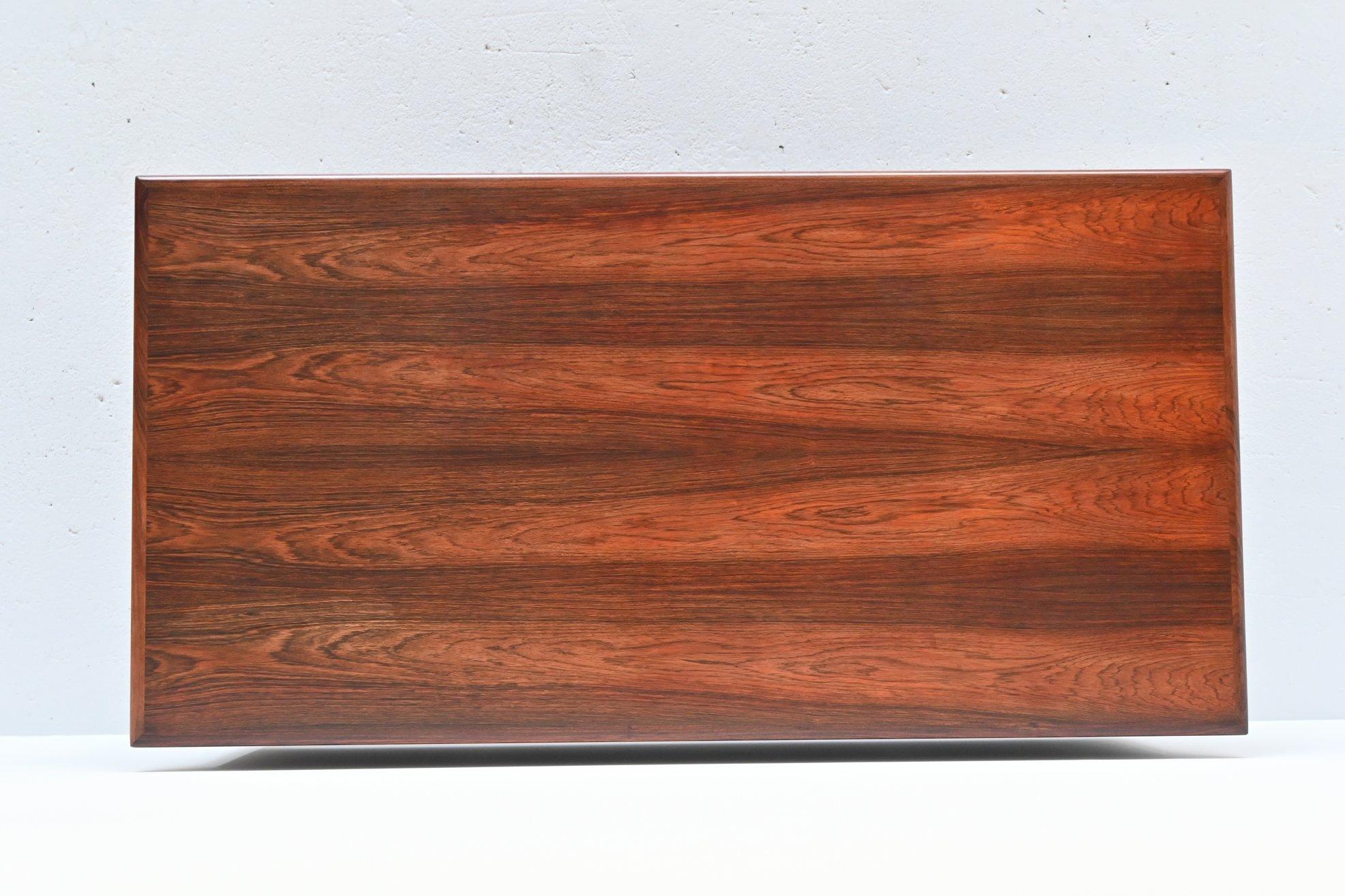 Erik Brouer Rosewood Desk Brouer Møbelfabrik, Denmark, 1960 7