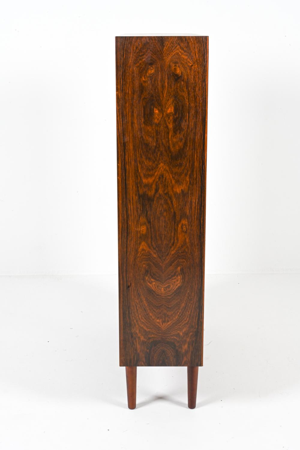Erik Brouer Rosewood Display Cabinet, Denmark 1960s 2
