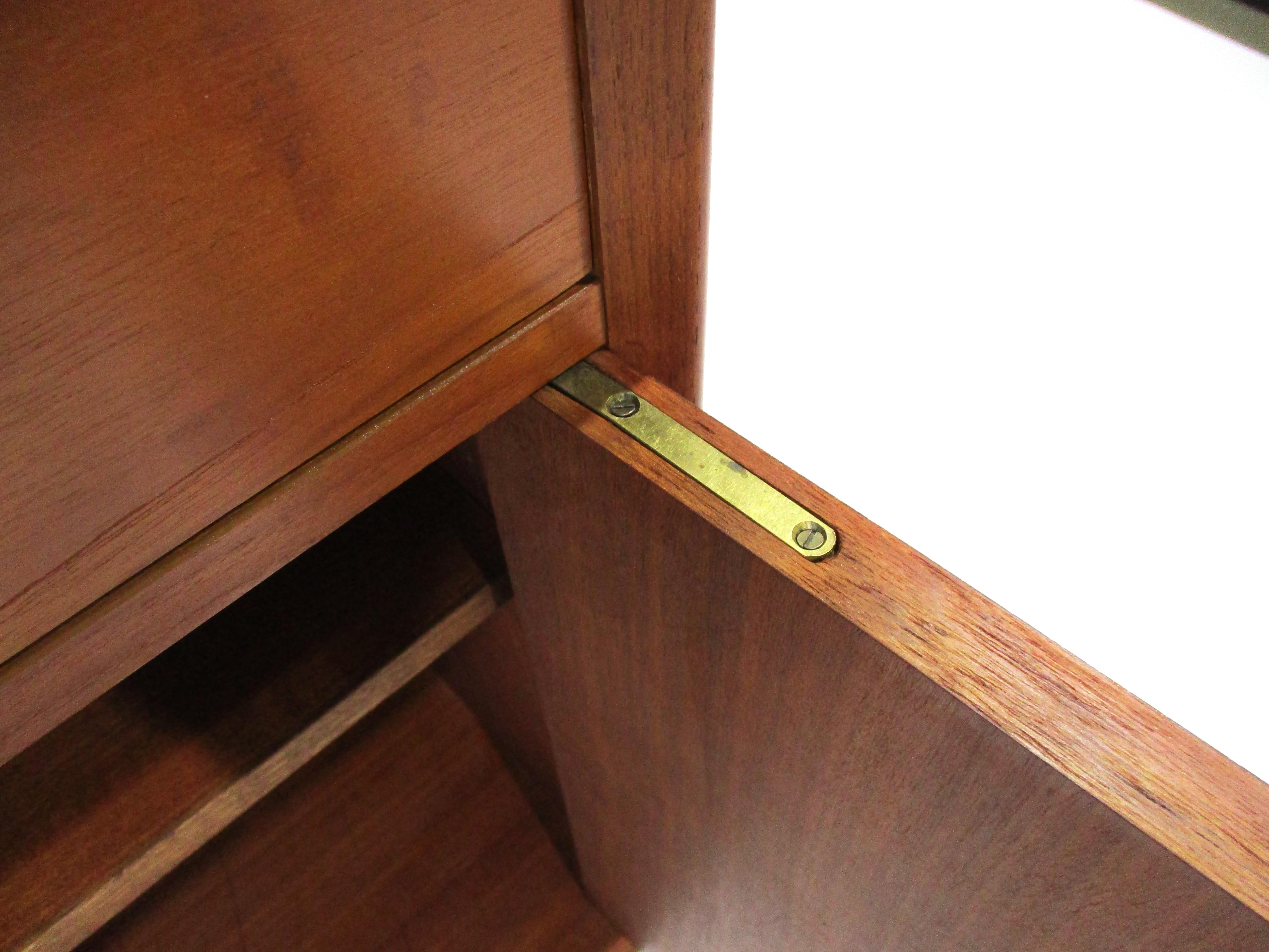 Erik Brouer Teak 2pc. Bookcase Cabinet Chest for Brouer Mobelfabrik Denmark 9