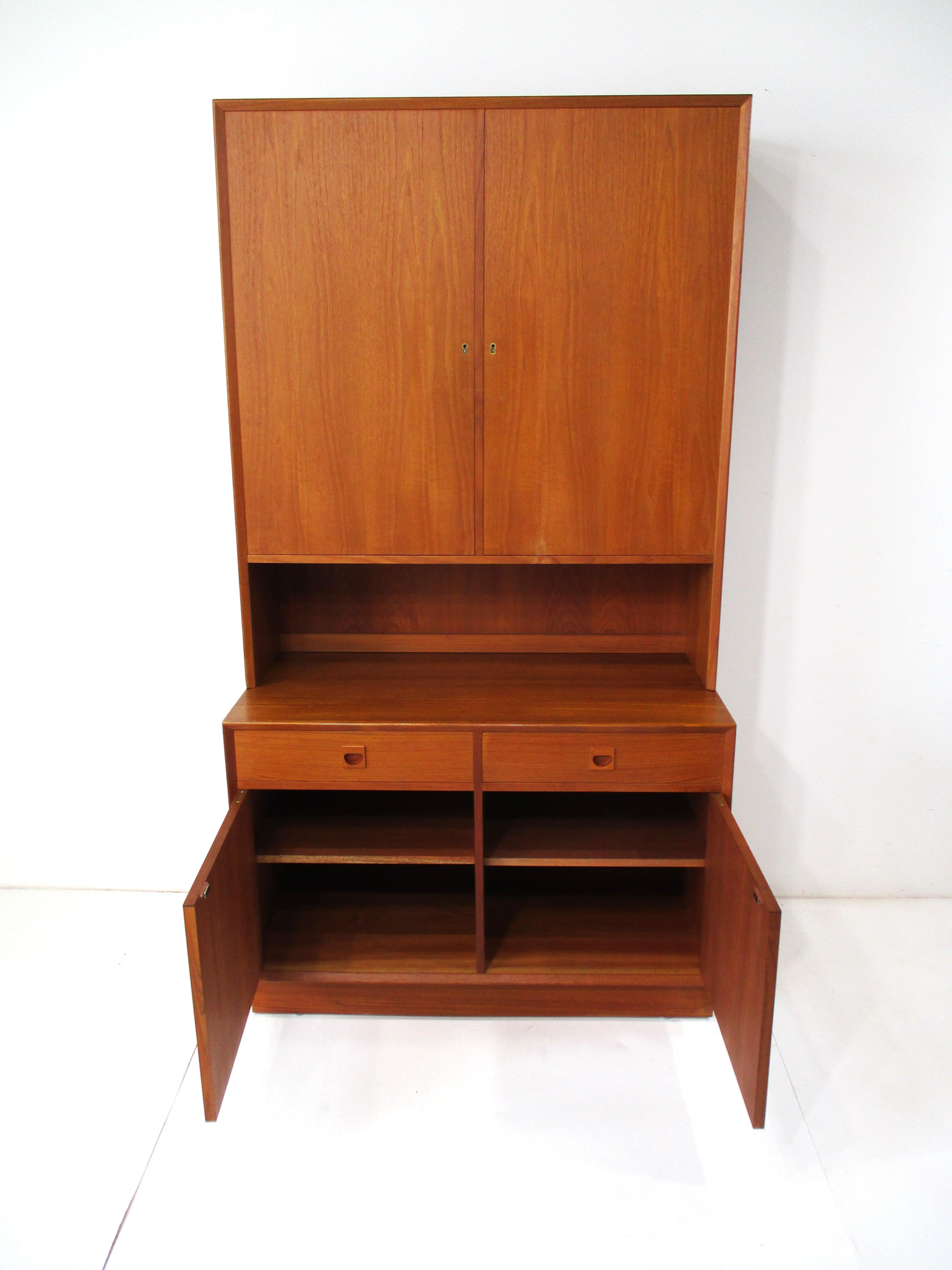 Erik Brouer Teak 2 pezzi. Cassettiera per Brouer Mobelfabrik Danimarca in vendita 5