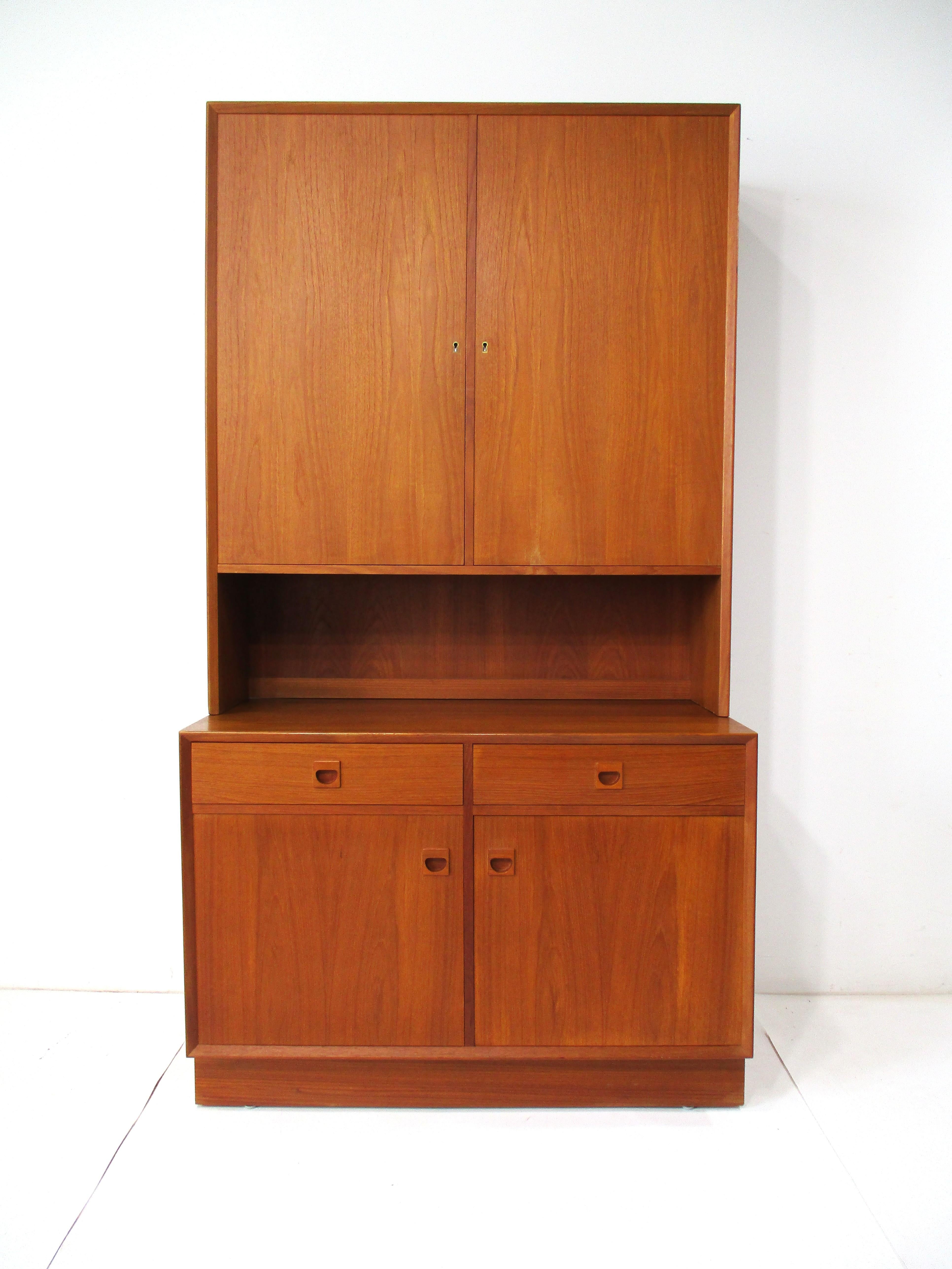 Erik Brouer Teak 2 pezzi. Cassettiera per Brouer Mobelfabrik Danimarca in vendita 9