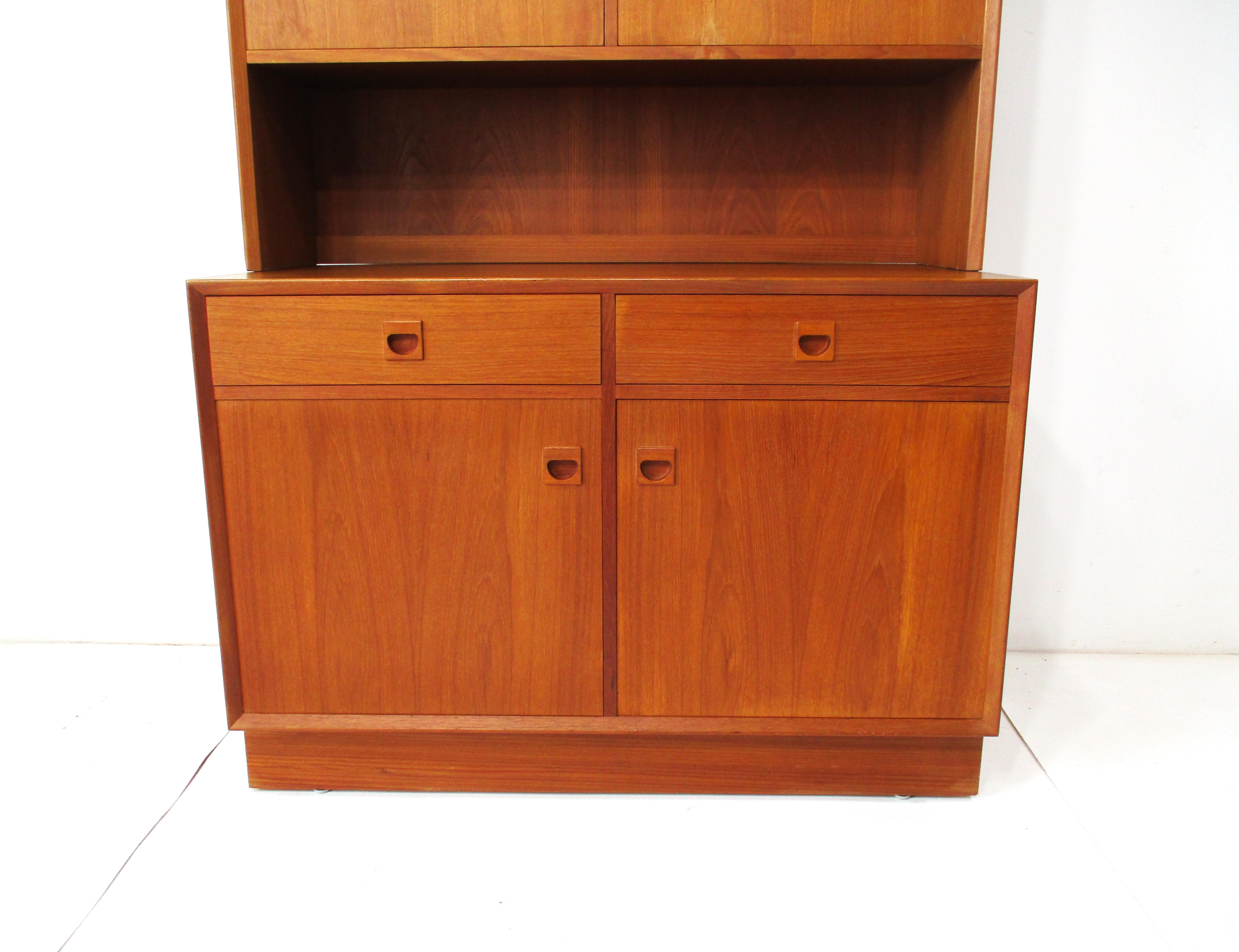 Danese Erik Brouer Teak 2 pezzi. Cassettiera per Brouer Mobelfabrik Danimarca in vendita