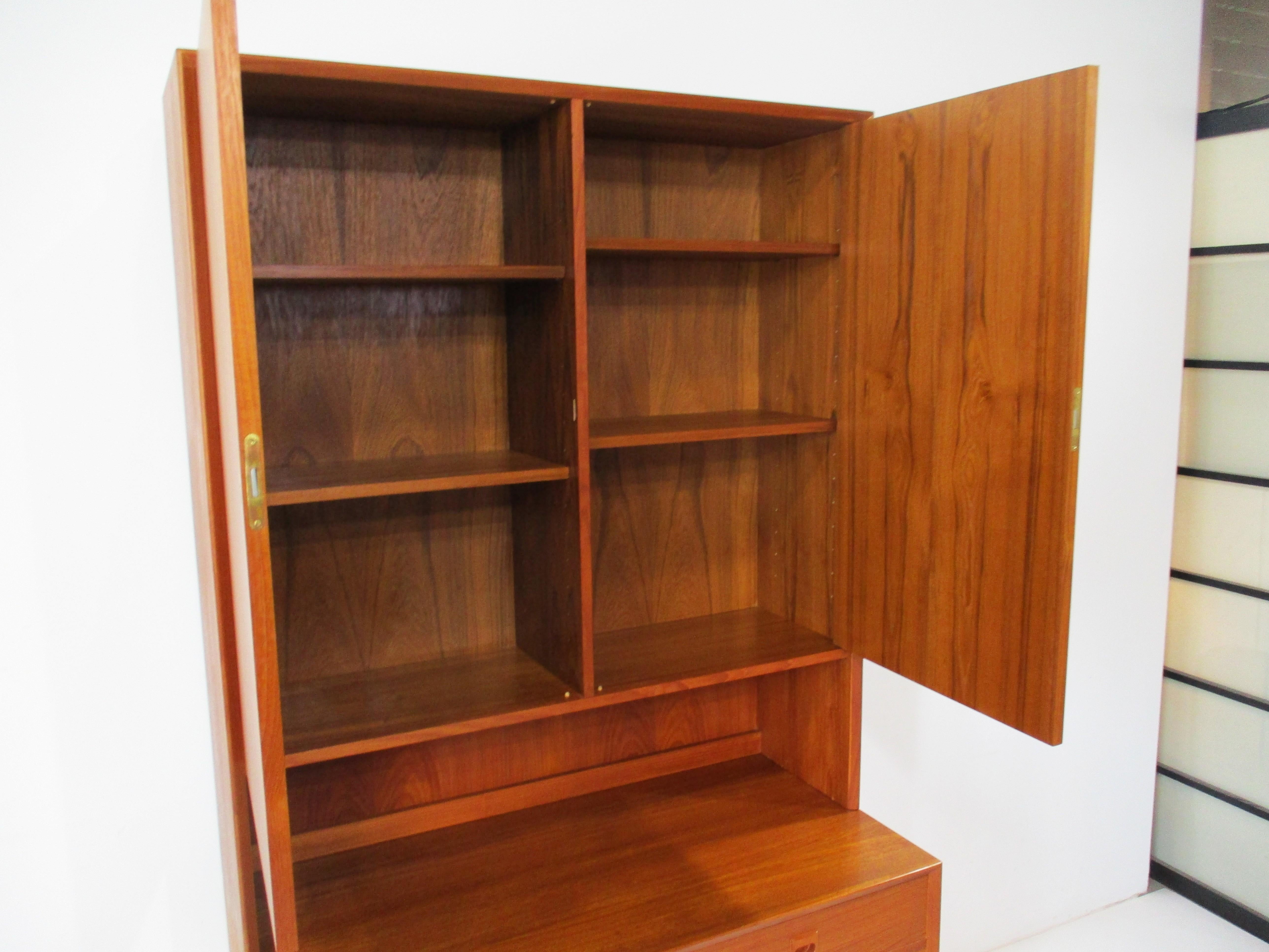 Erik Brouer Teak 2 pezzi. Cassettiera per Brouer Mobelfabrik Danimarca in vendita 2