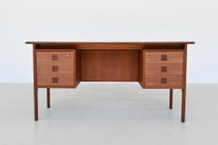 Scrivania in teak Erik Brouer Brouer Møbelfabrik, Danimarca, 1960