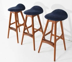 Erik Buch Bar Stools in Teak