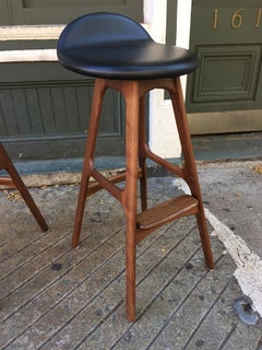 Erik Buch Bar Stools Set of 3