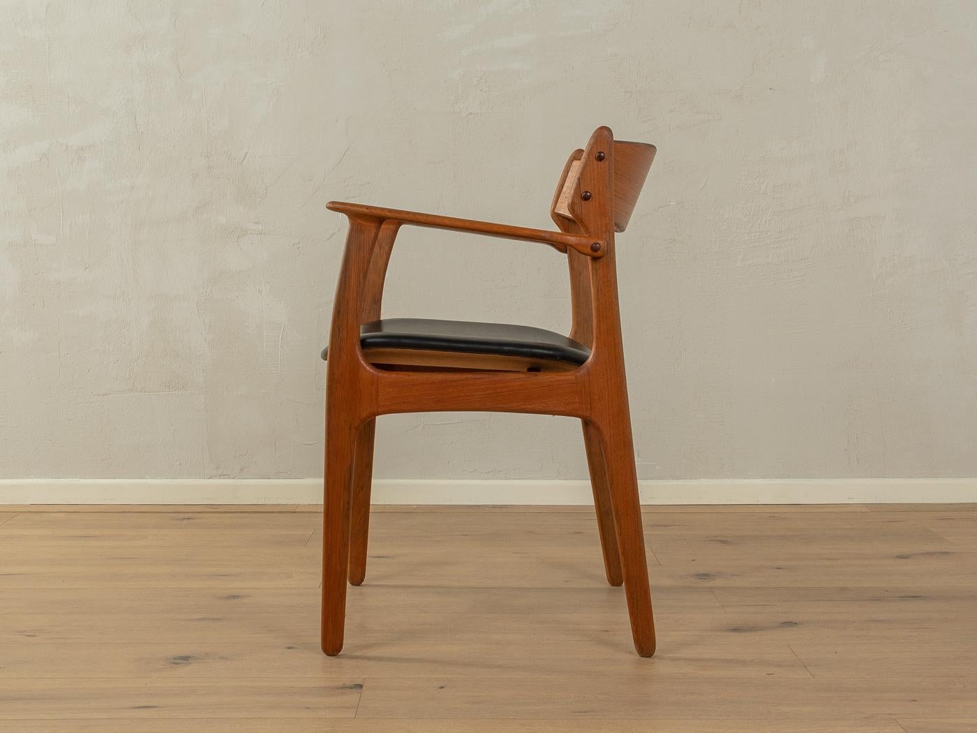 Danish Erik Buch classic teak armchair, 1954