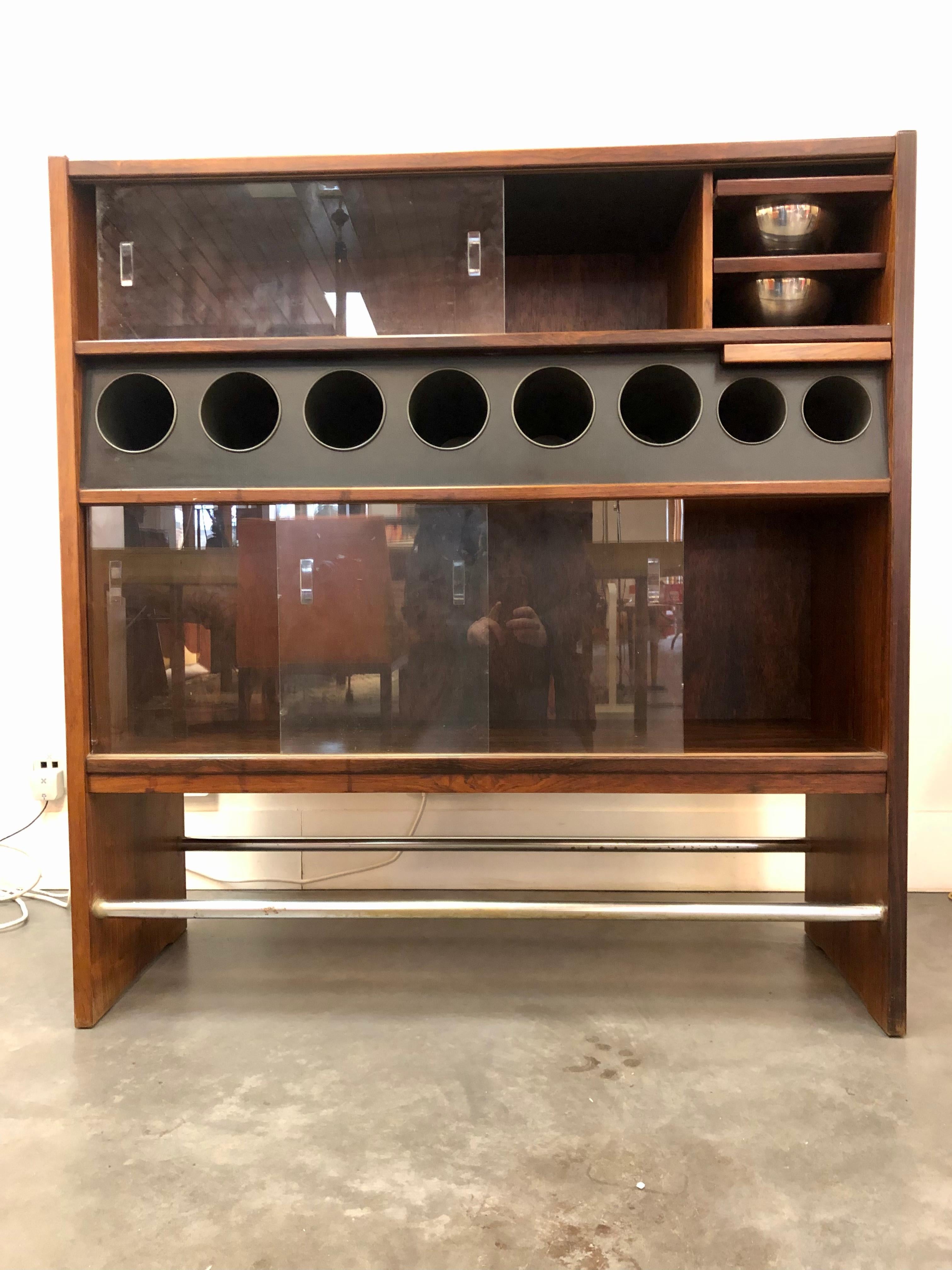 Erik Buch, Danish Bar 1960 Rosewood at 1stDibs
