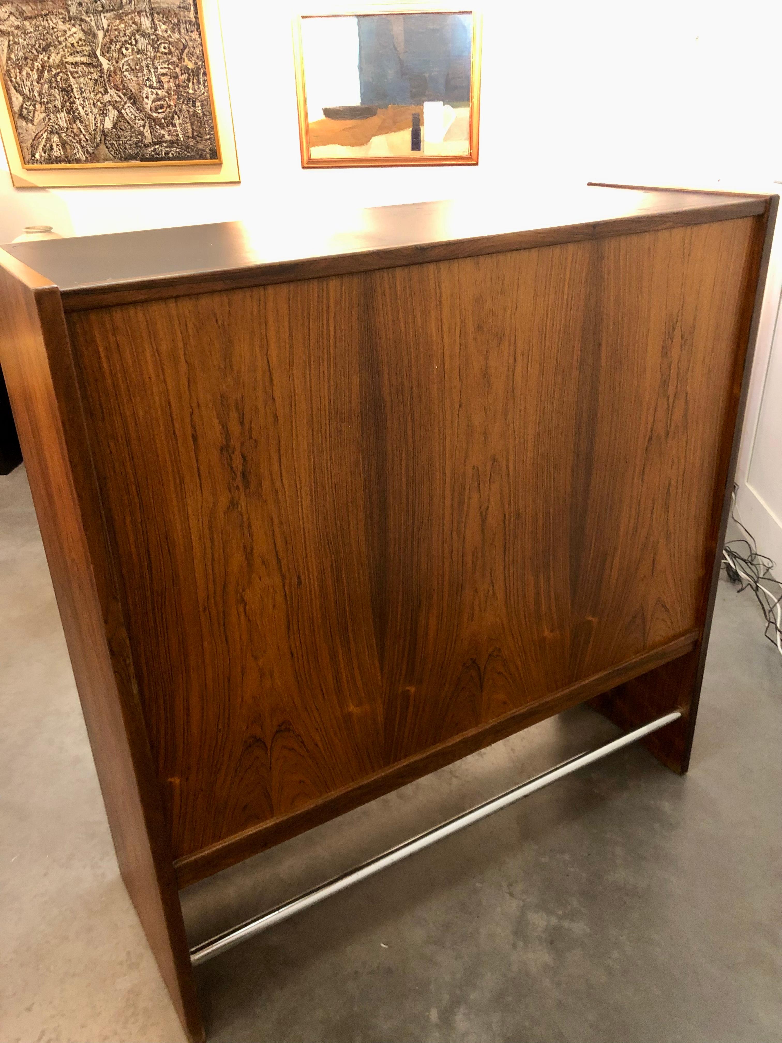 Erik Buch, Danish Bar 1960 Rosewood at 1stDibs