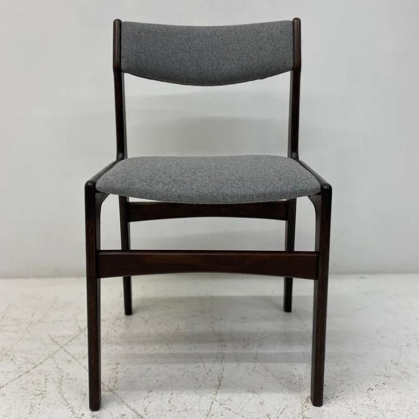 Mid-20th Century Erik Buch Dining Chairs Danish For Sale