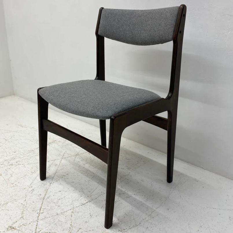 Wood Erik Buch Dining Chairs Danish For Sale