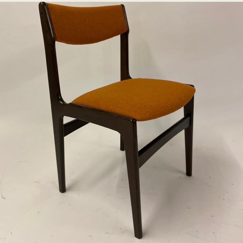 Erik Buch Dining Chairs Danish For Sale 1