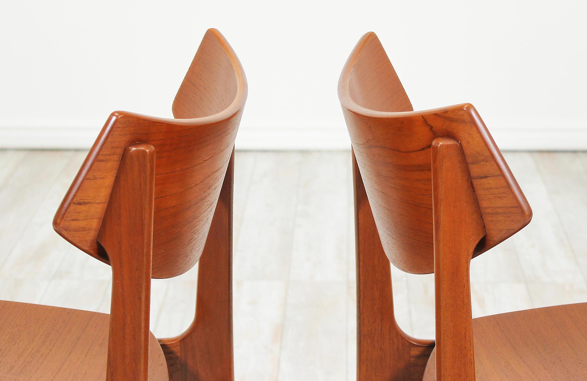 Mid-20th Century Erik Buch Dining Chairs for Funder-Schmidt & Madsen