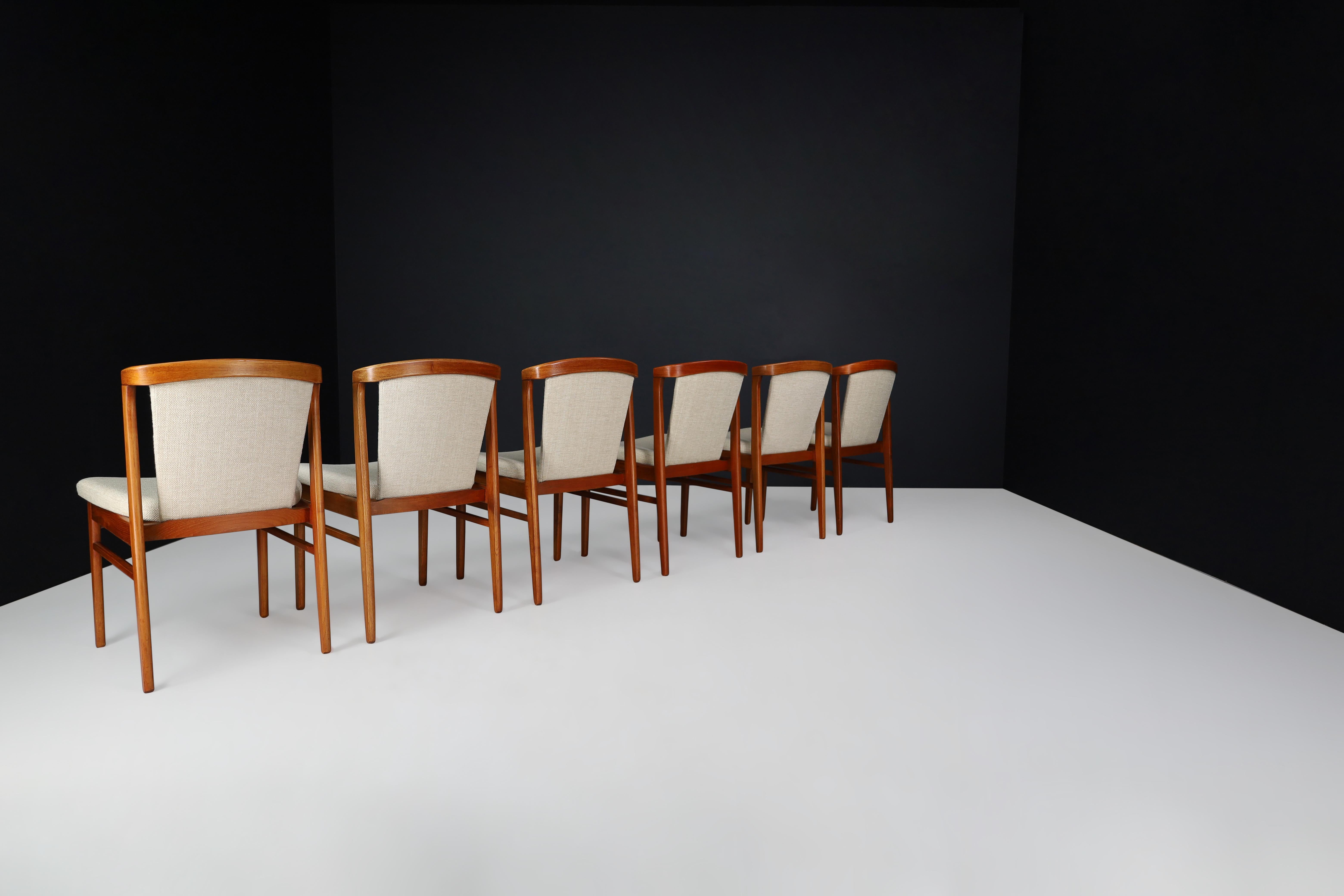 Erik Buch Dining Chairs for Orum Mobler, Denmark, 1960s In Good Condition For Sale In Almelo, NL