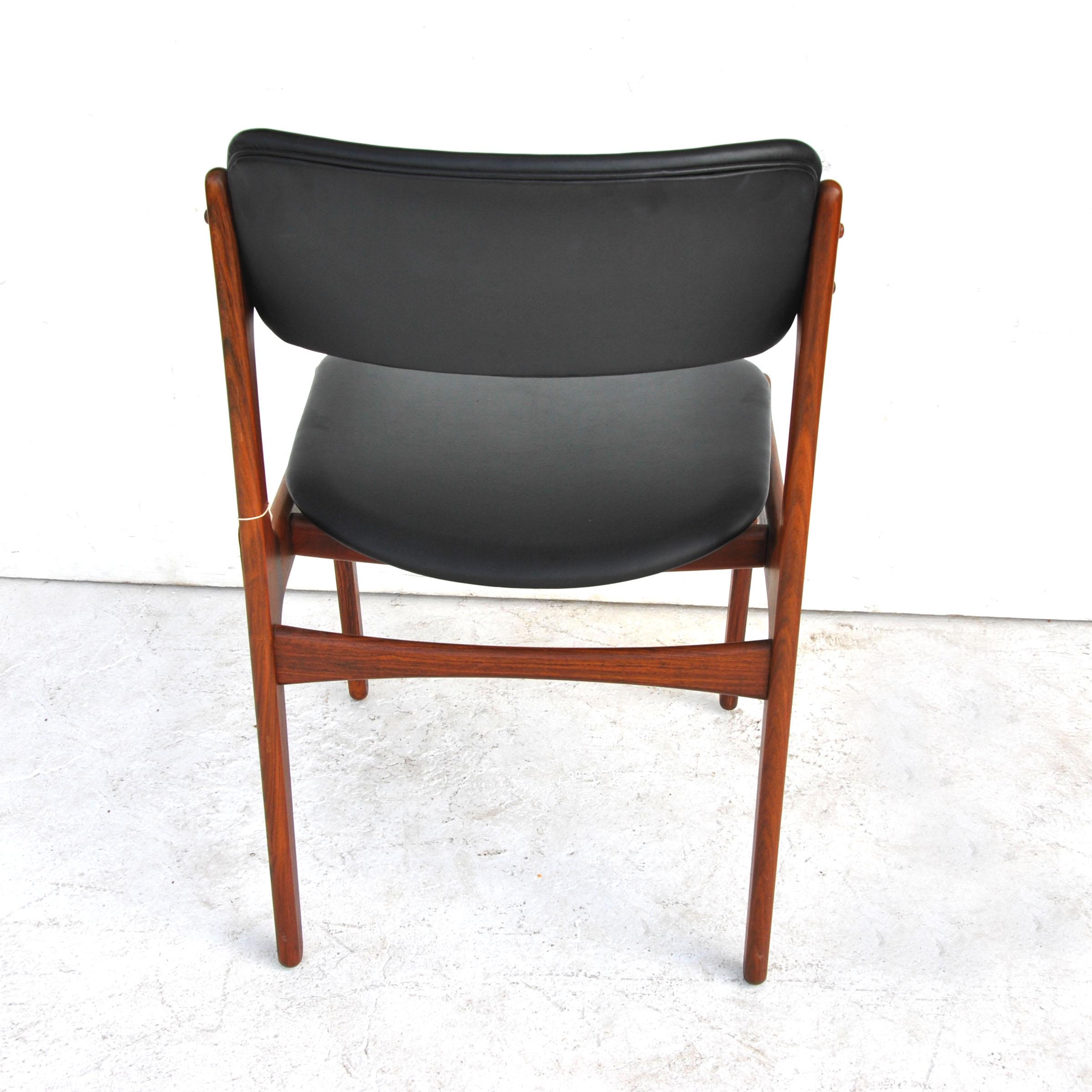 Erik Buch For O.D. Mobler Danish Rosewood Side Chair 2