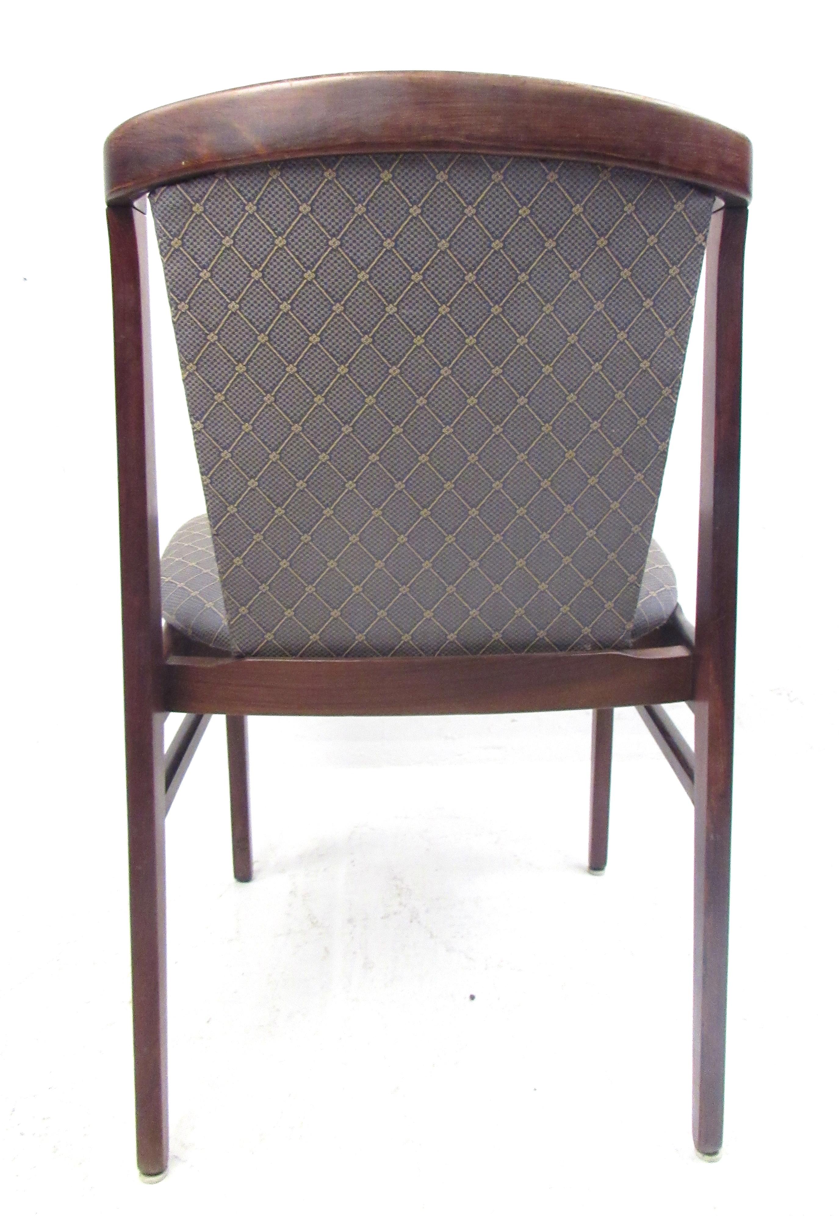 Erik Buch for Orum Mobler Rosewood Dining Chairs and Table For Sale 1