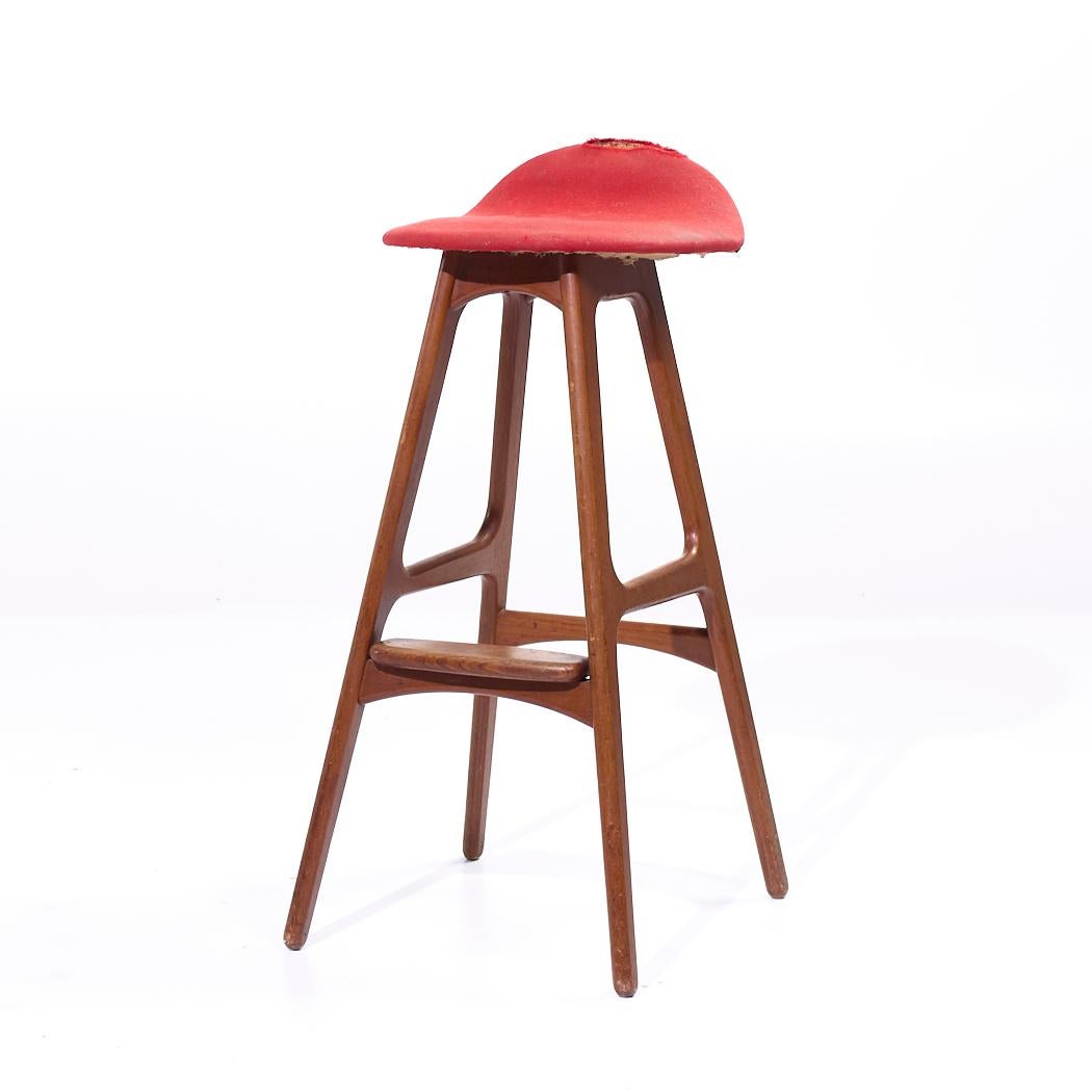 Erik Buch Mid Century Barhocker - Einzeln (Moderne der Mitte des Jahrhunderts) im Angebot