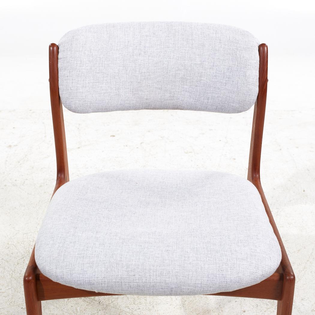 Erik Buch Mid Century Danish Teak Dining Chairs - Set of 4 For Sale 4