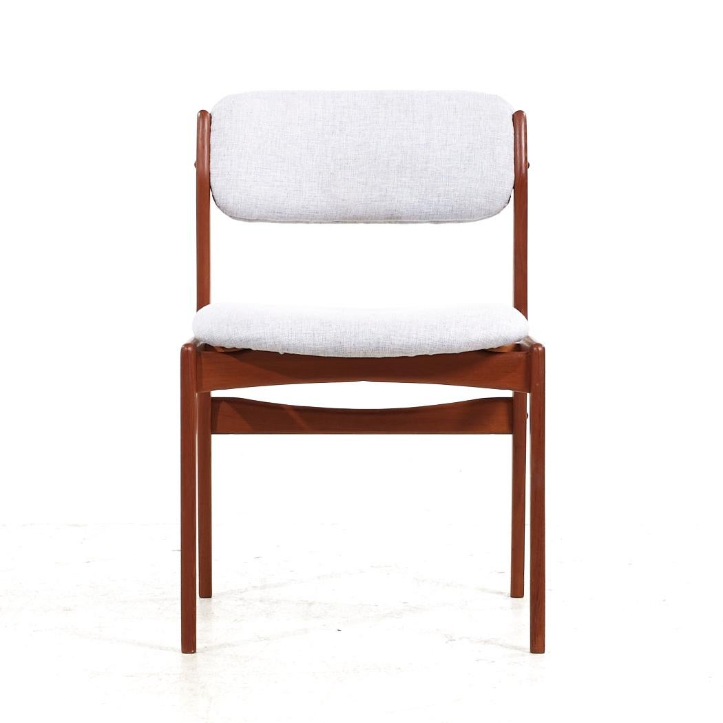 Late 20th Century Erik Buch Mid Century Danish Teak Dining Chairs - Set of 4 For Sale