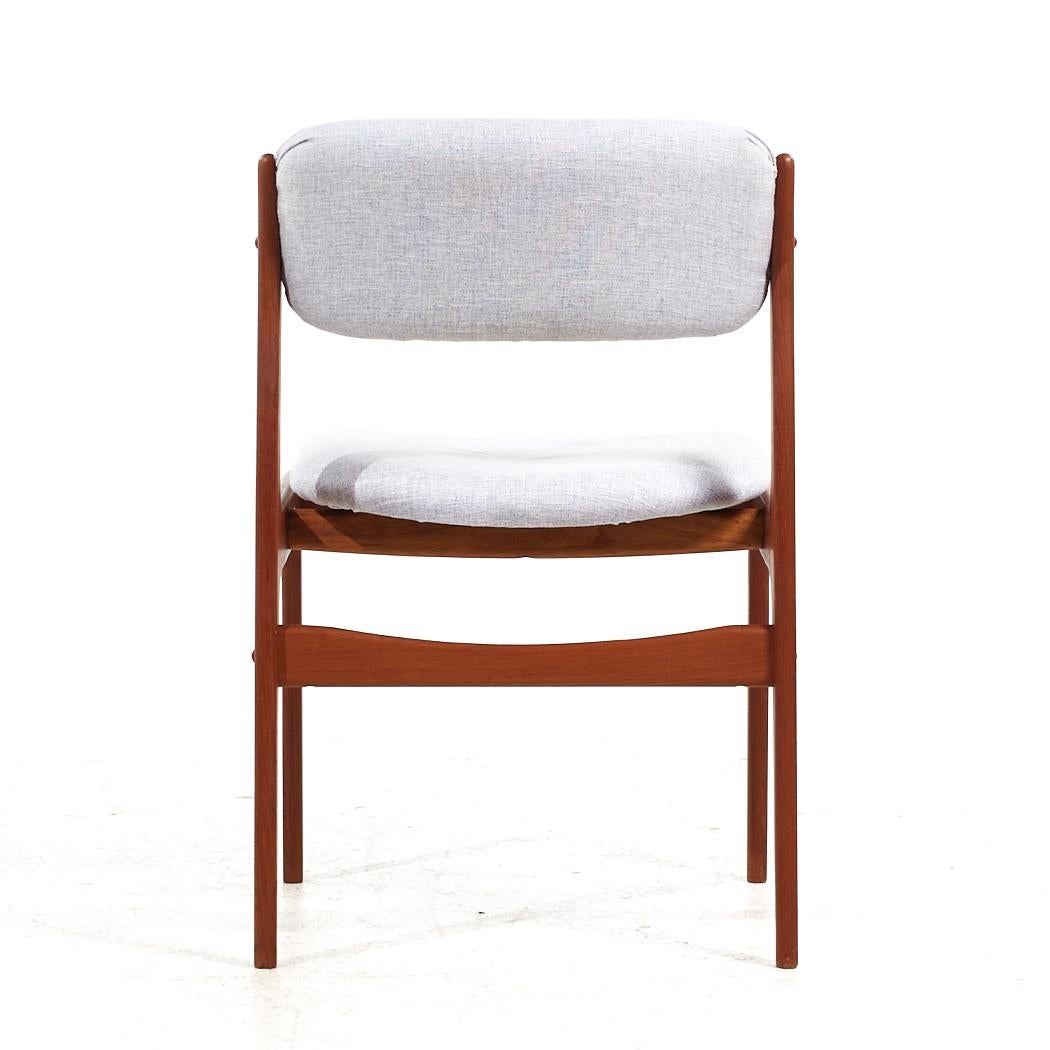 Erik Buch Mid Century Danish Teak Dining Chairs - Set of 4 For Sale 2