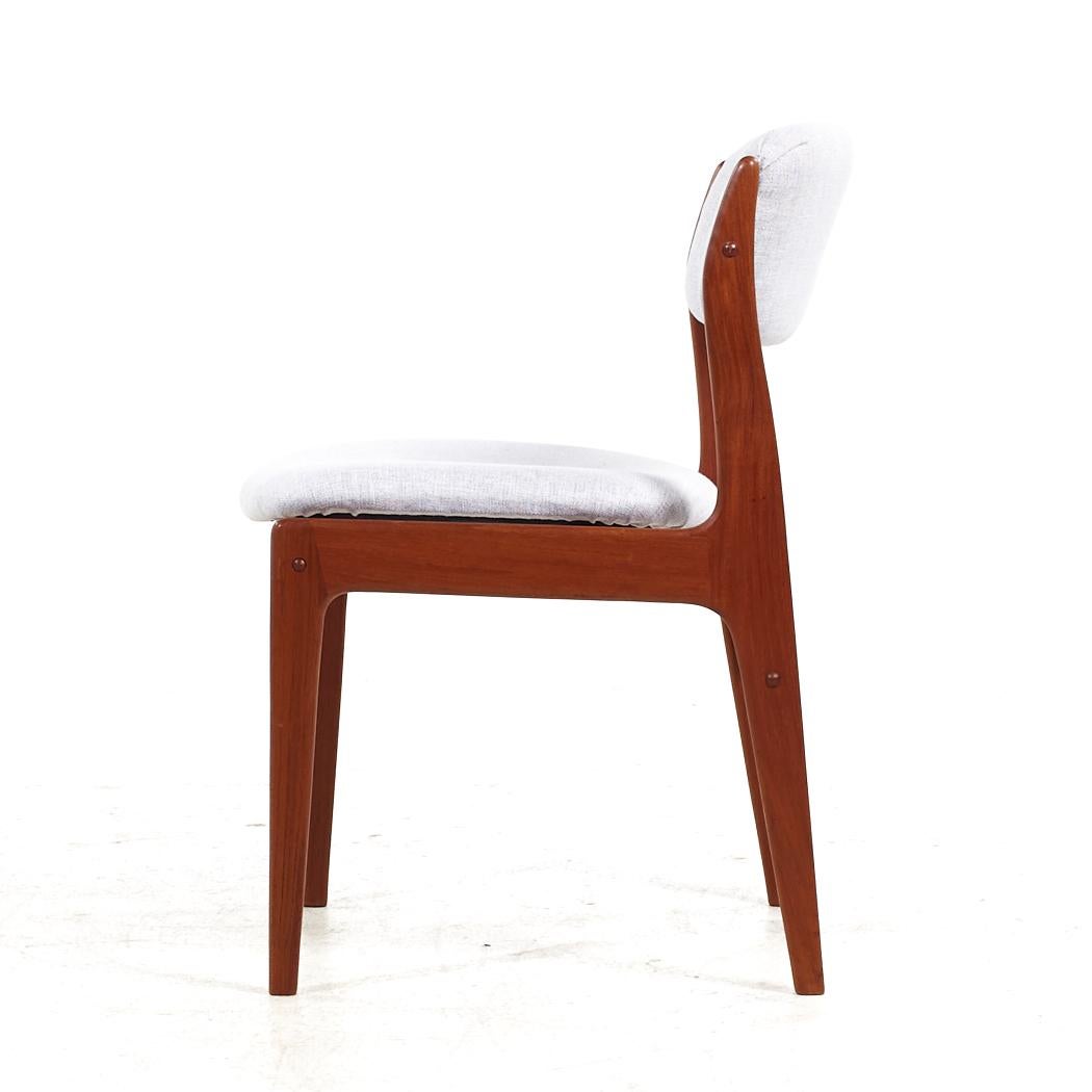 Erik Buch Mid Century Danish Teak Dining Chairs - Set of 4 For Sale 3