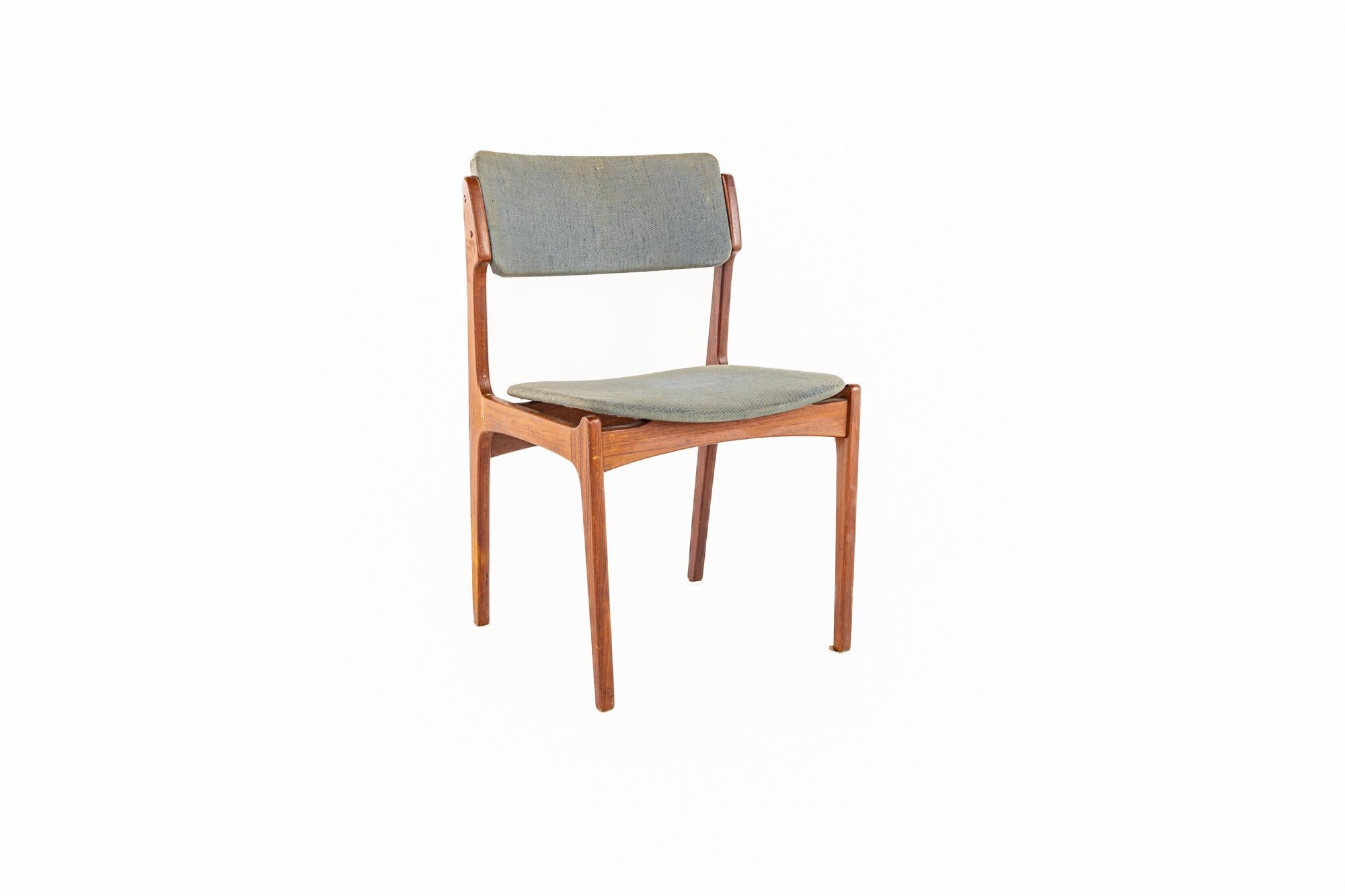 Erik Buch Mid-Century Teak Dining Chairs, Set of 8 6