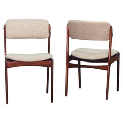 Erik Buch Model 49 Rosewood Dining Chairs for Oddense Maskinsnedkeri Set of Six