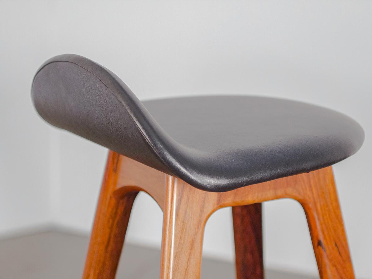 Danish Erik Buch Model 61 Rosewood Barstools