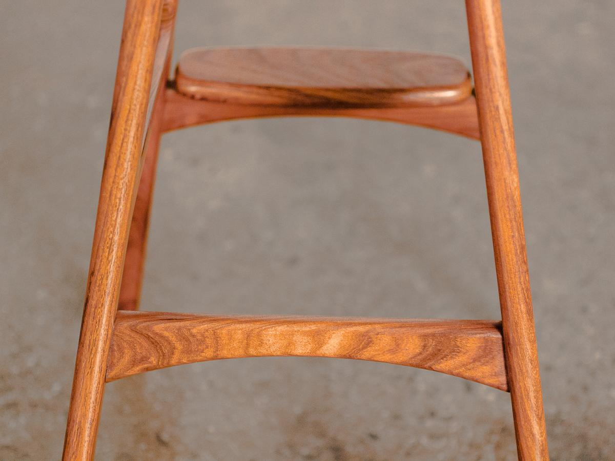 Mid-20th Century Erik Buch Model 61 Rosewood Barstools