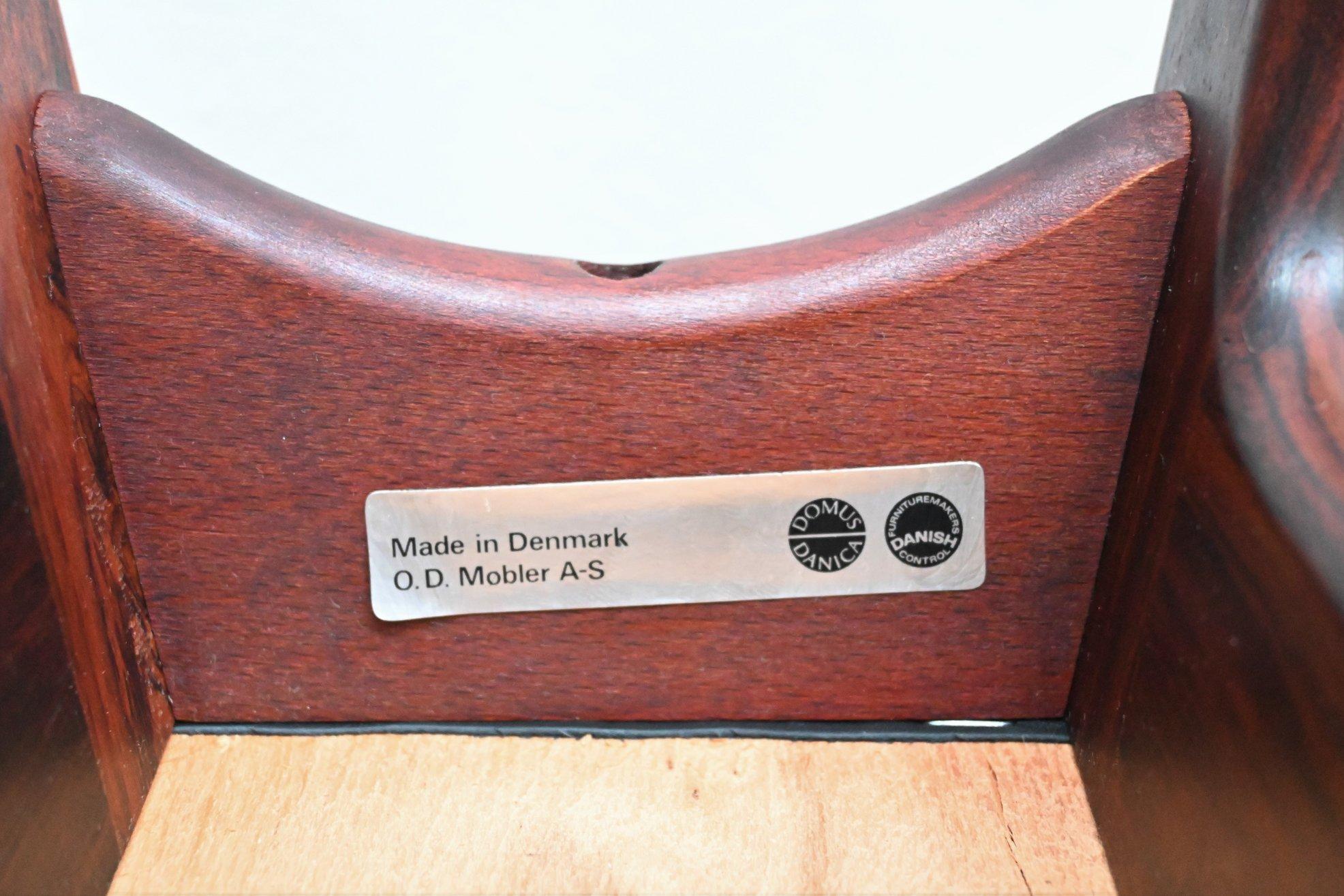 Erik Buch Model OD61 Rosewood Bar Stools Oddense Mobler Denmark 1965 12