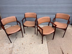 Erik Buch - Set di 4 poltrone in palissandro