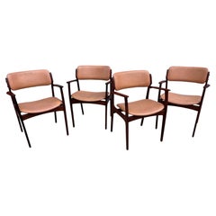 Erik Buch - Set di 4 poltrone in palissandro
