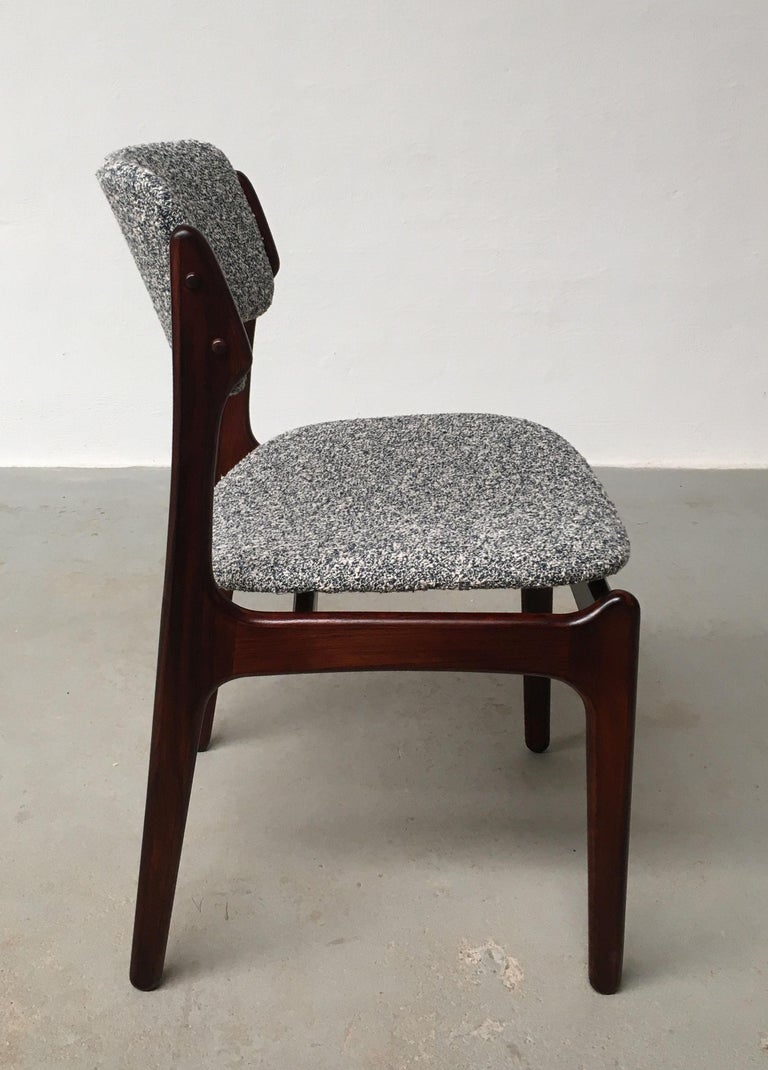 Erik Buch Set of Twelve Restored Rosewood Dining Chairs Inc Custom