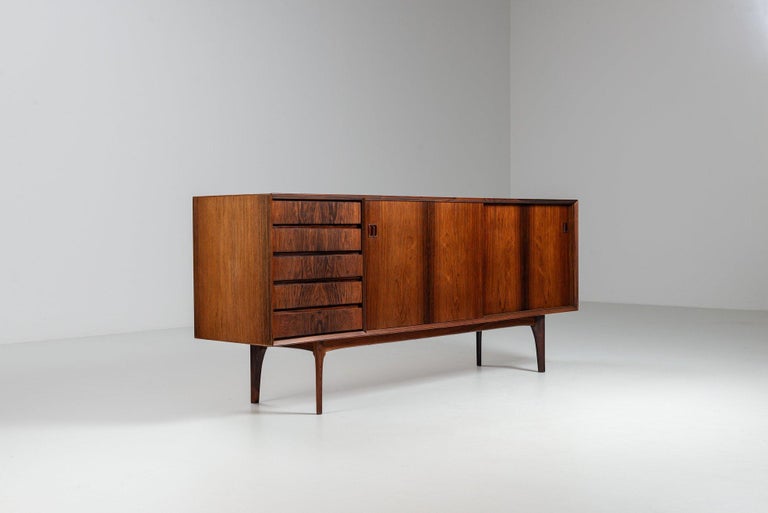 Erik Buch sideboard in rosewood Oddense Mobler Denmark 1960