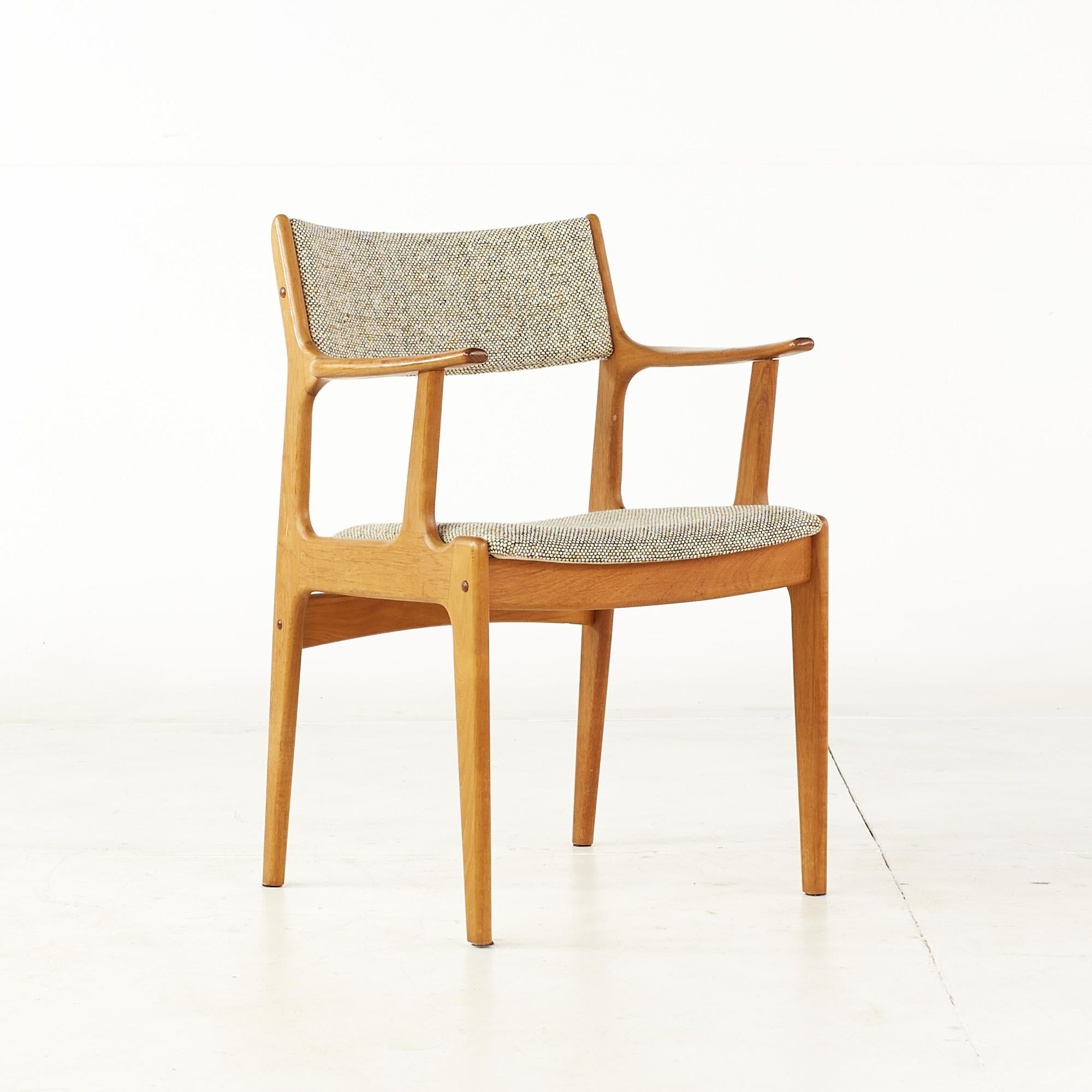 Erik Buch Style Mid Century Teak Dining Chairs, Set of 6 4