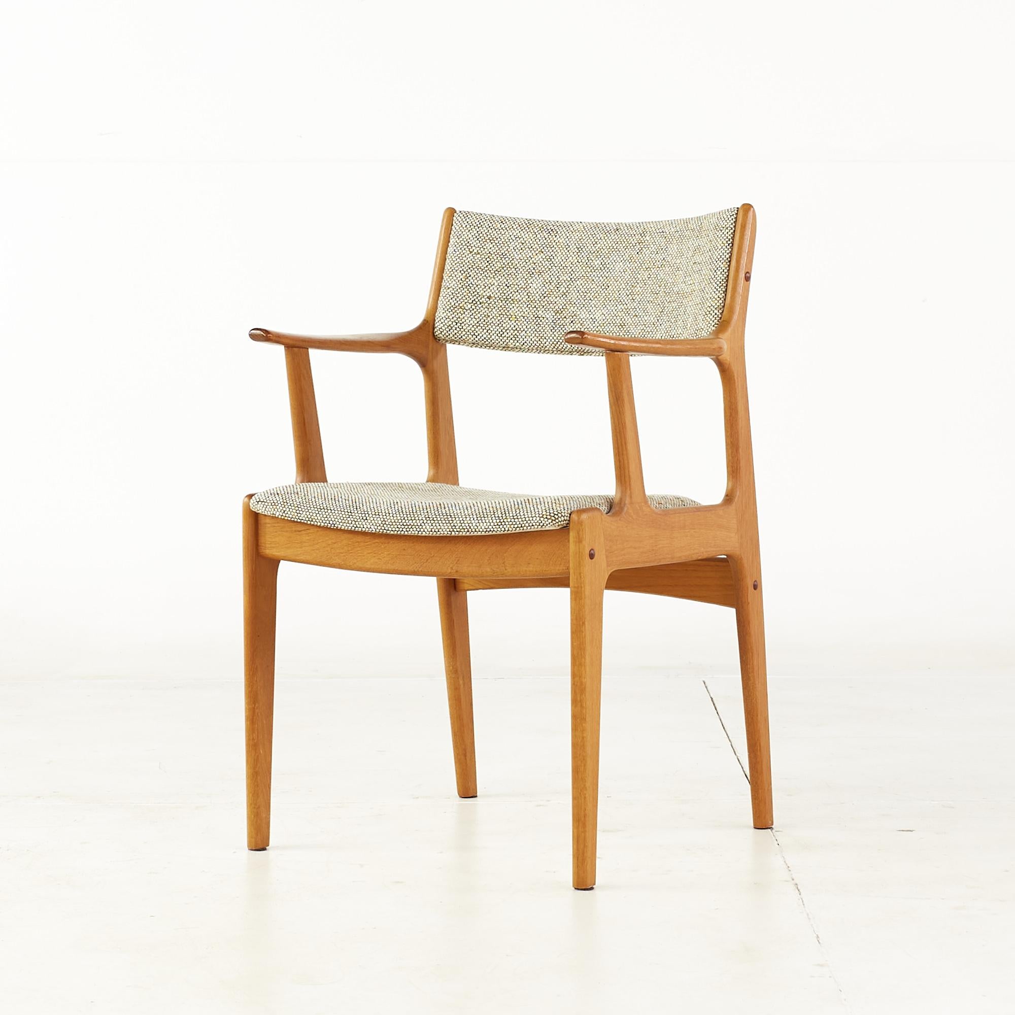 Erik Buch Style Mid Century Teak Dining Chairs, Set of 6 6