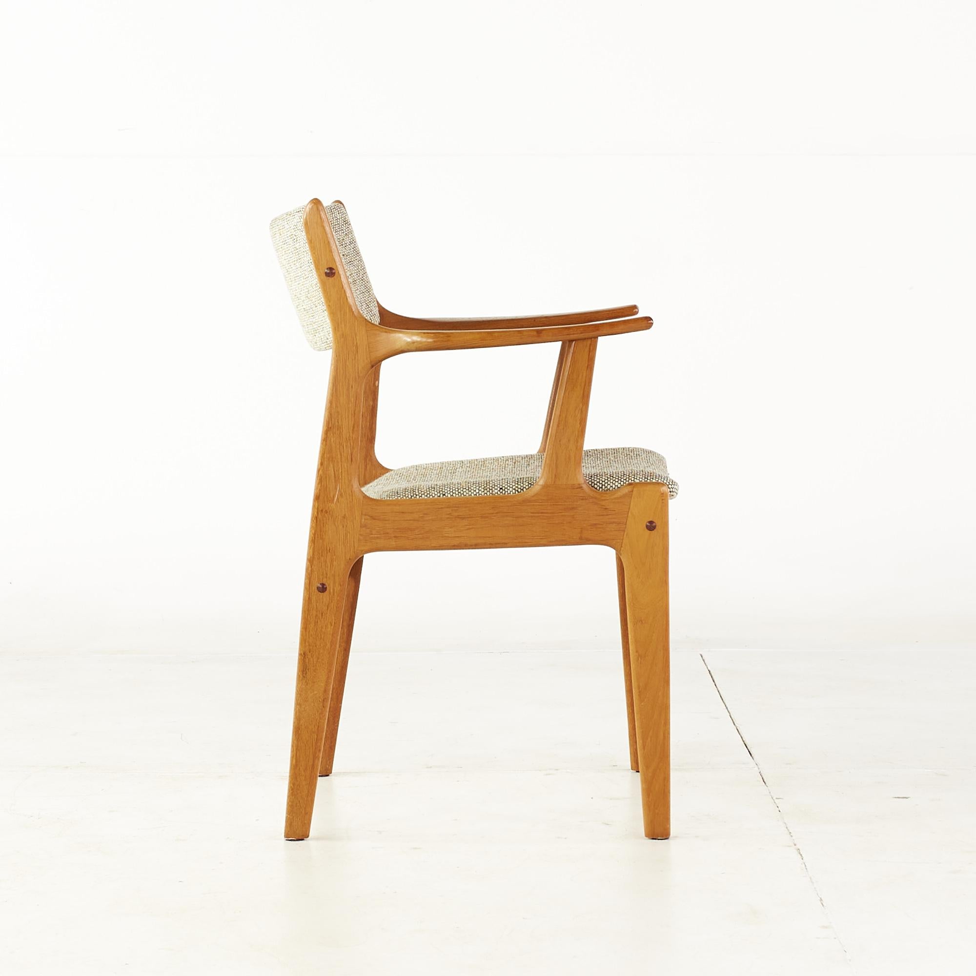 Erik Buch Style Mid Century Teak Dining Chairs, Set of 6 7
