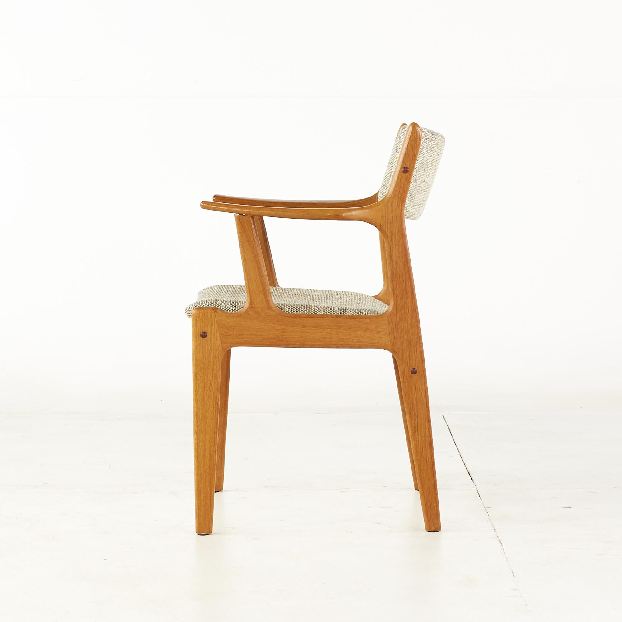 Erik Buch Style Mid Century Teak Dining Chairs, Set of 6 9