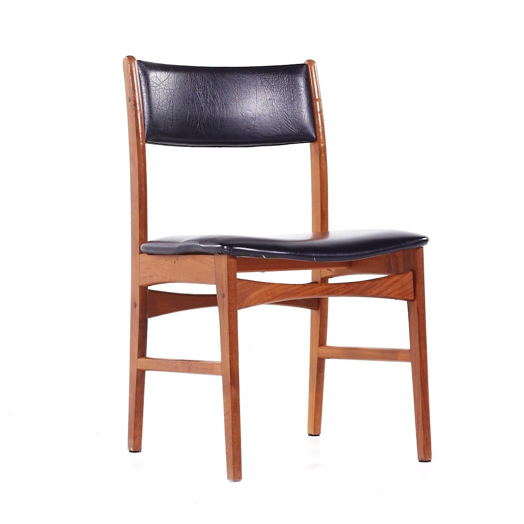 Danish Erik Buch Style Mid Century Teak Dining Chairs - Set of 6 For Sale