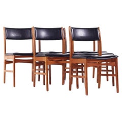 Retro Erik Buch Style Mid Century Teak Dining Chairs - Set of 6