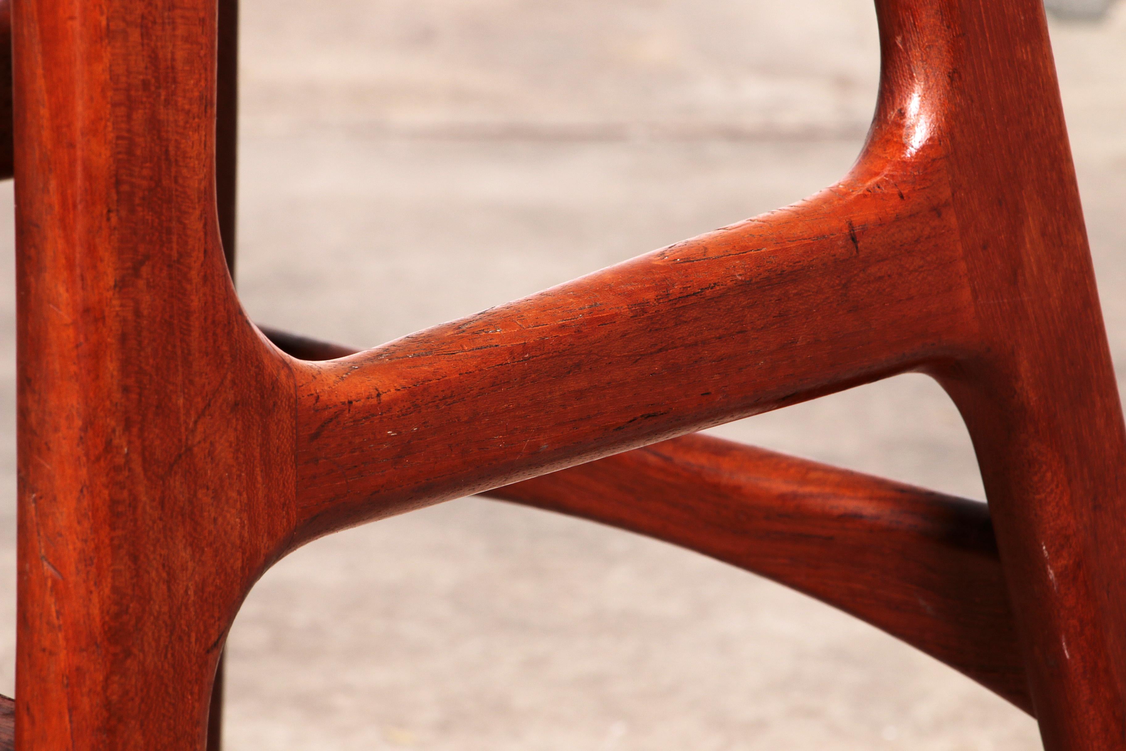 Erik Buch Teak bar stools 1960 Denmark 3
