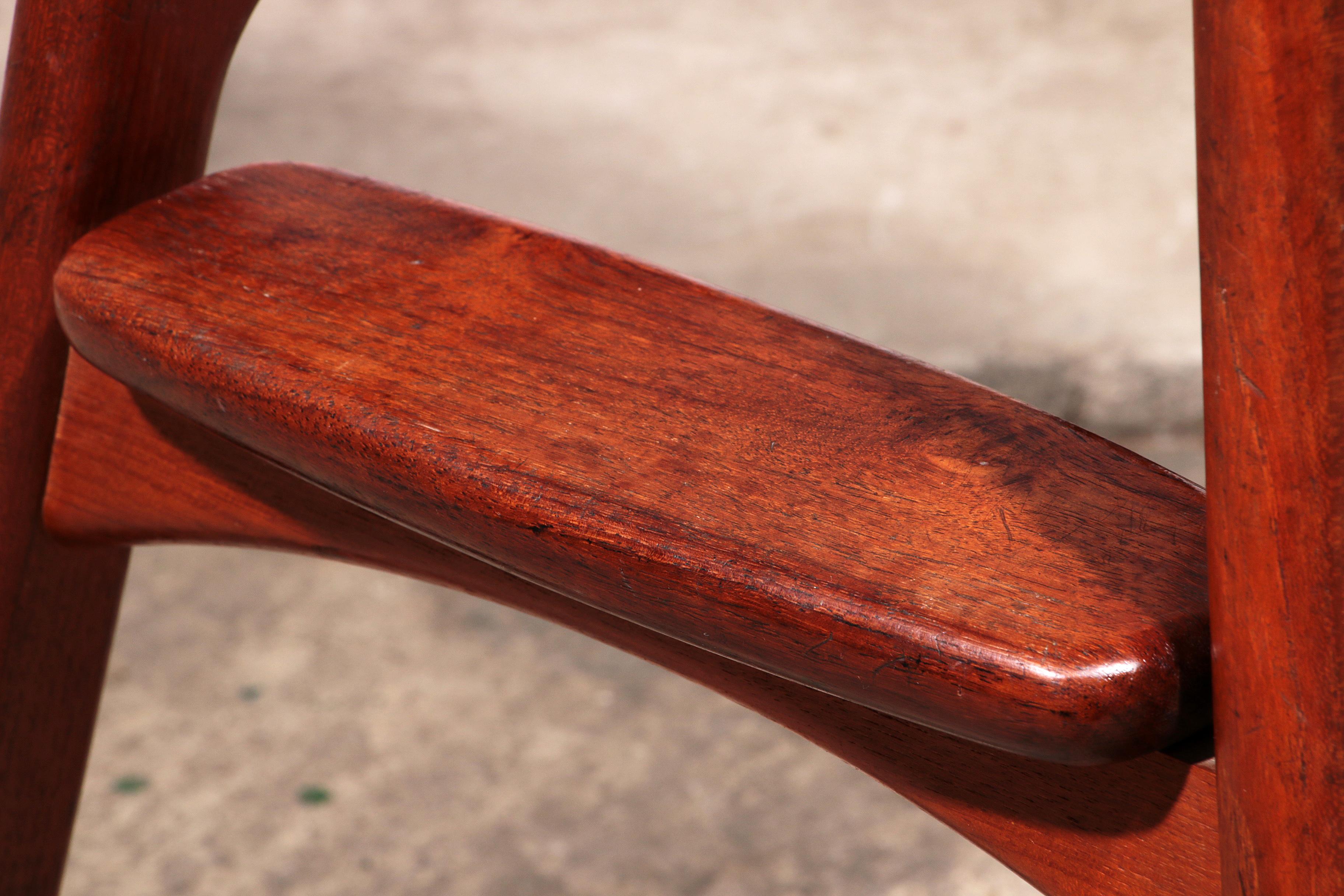 Erik Buch Teak bar stools 1960 Denmark 4