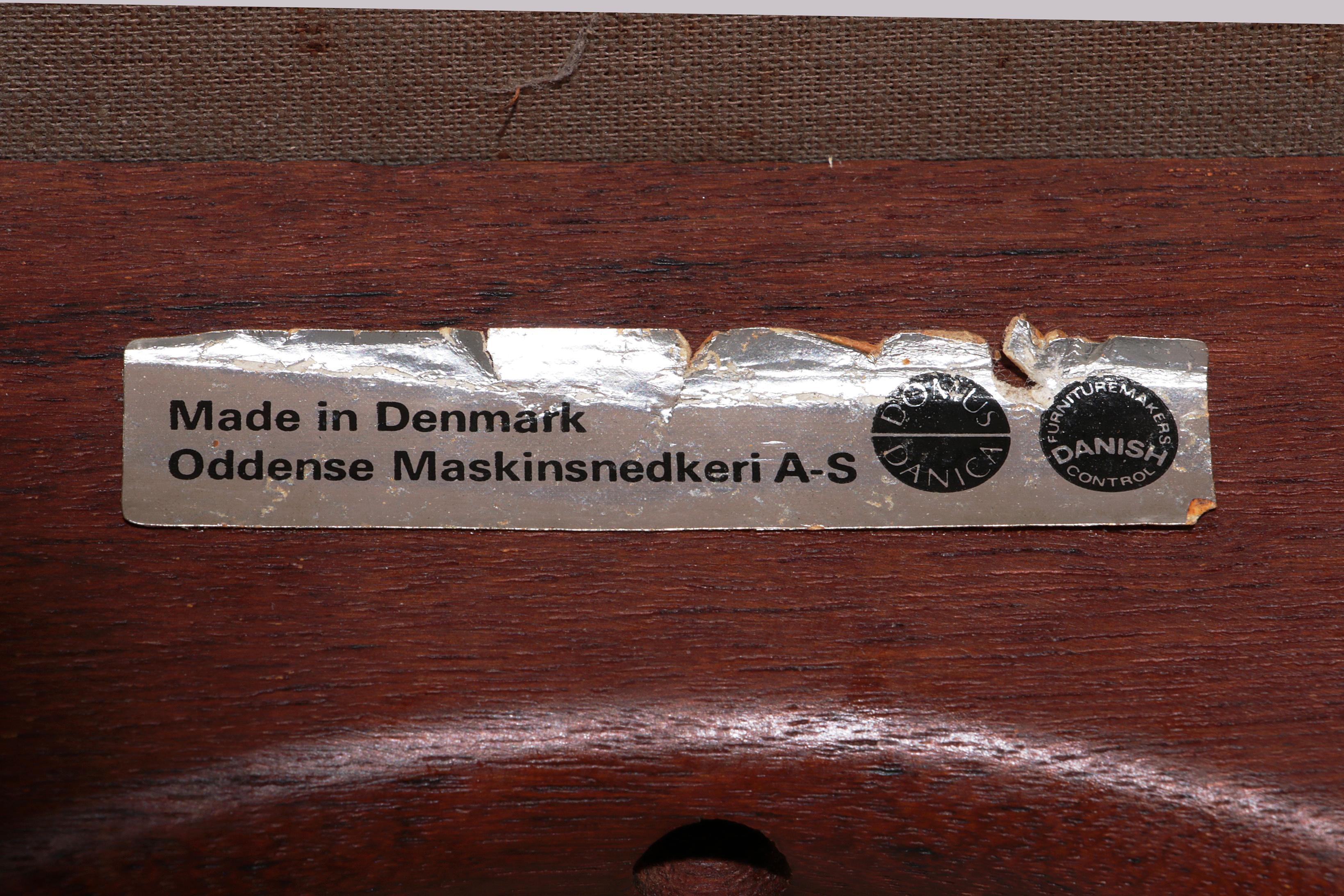 Erik Buch Teak bar stools 1960 Denmark 5