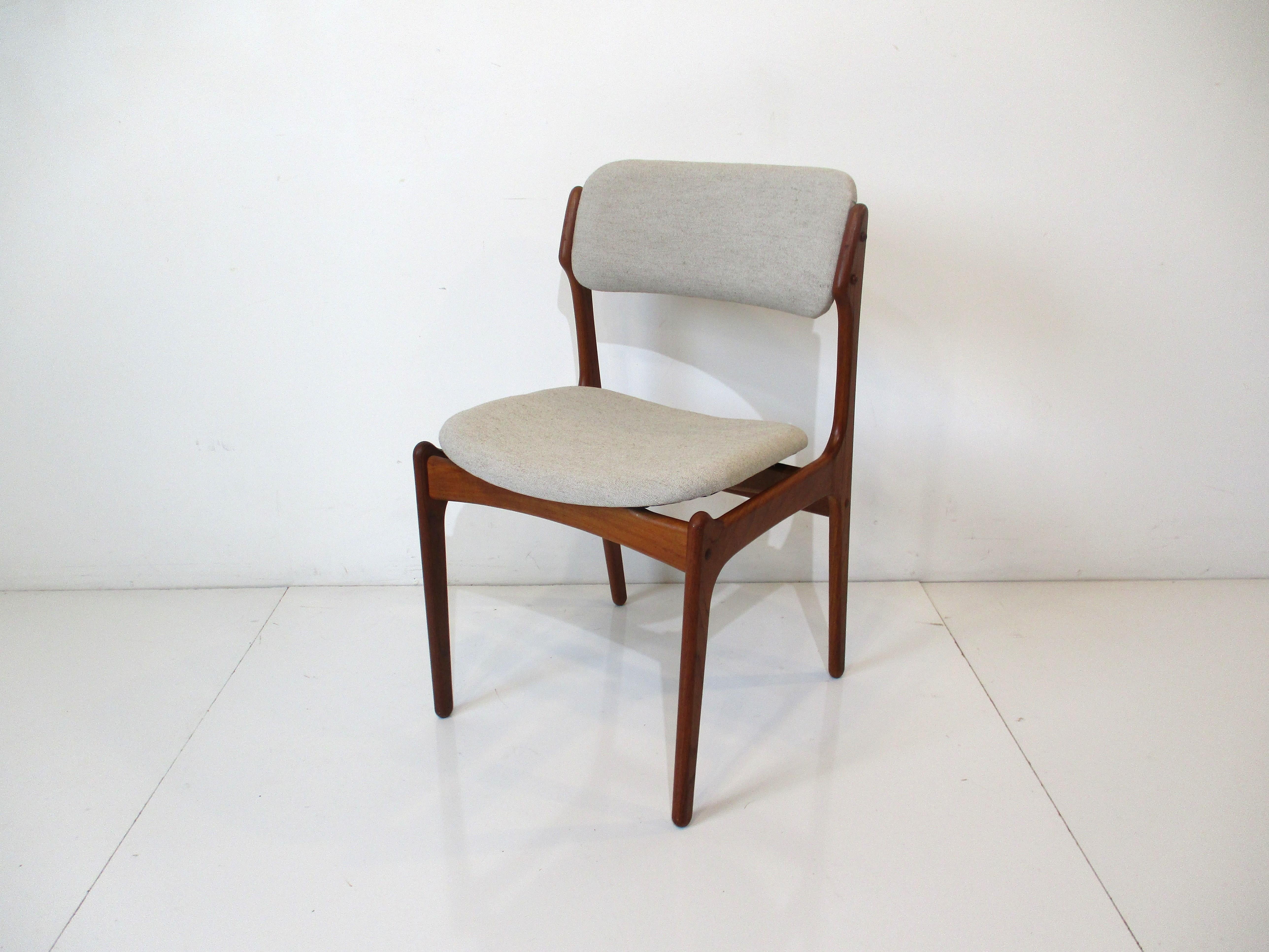 Erik Buch Teak OD-49 Dining Chairs for OD Mobler Denmark 1