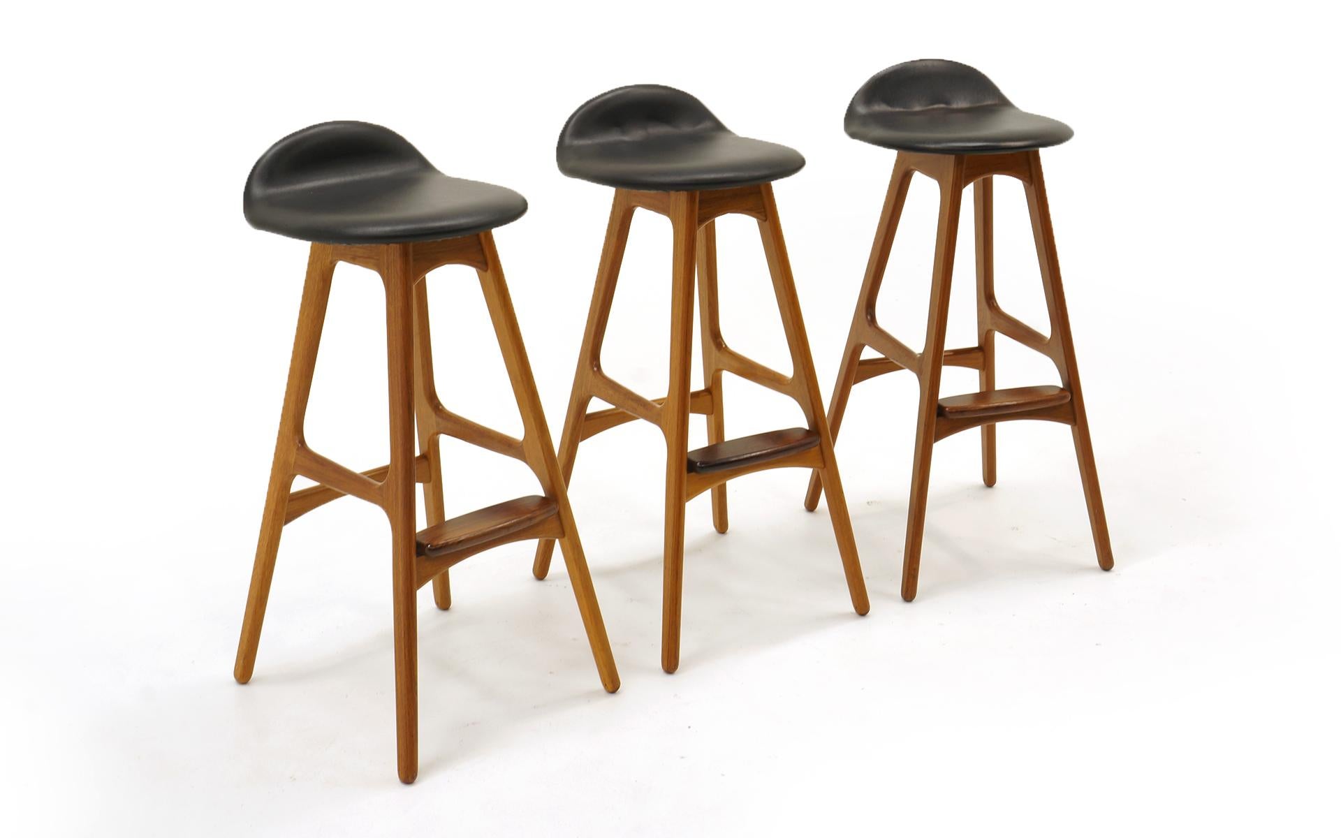 Eric Buch bar stools. Price is for each. Three total. Teak and Brazilian rosewood.