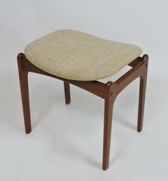 Erik Buck Buch Midcentury Danish Modern Teak Ottoman Footstool