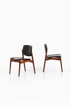 Erik Buck Dining Chairs Model Captain Produced by Ørum Møbelsnedkeri in Denmark