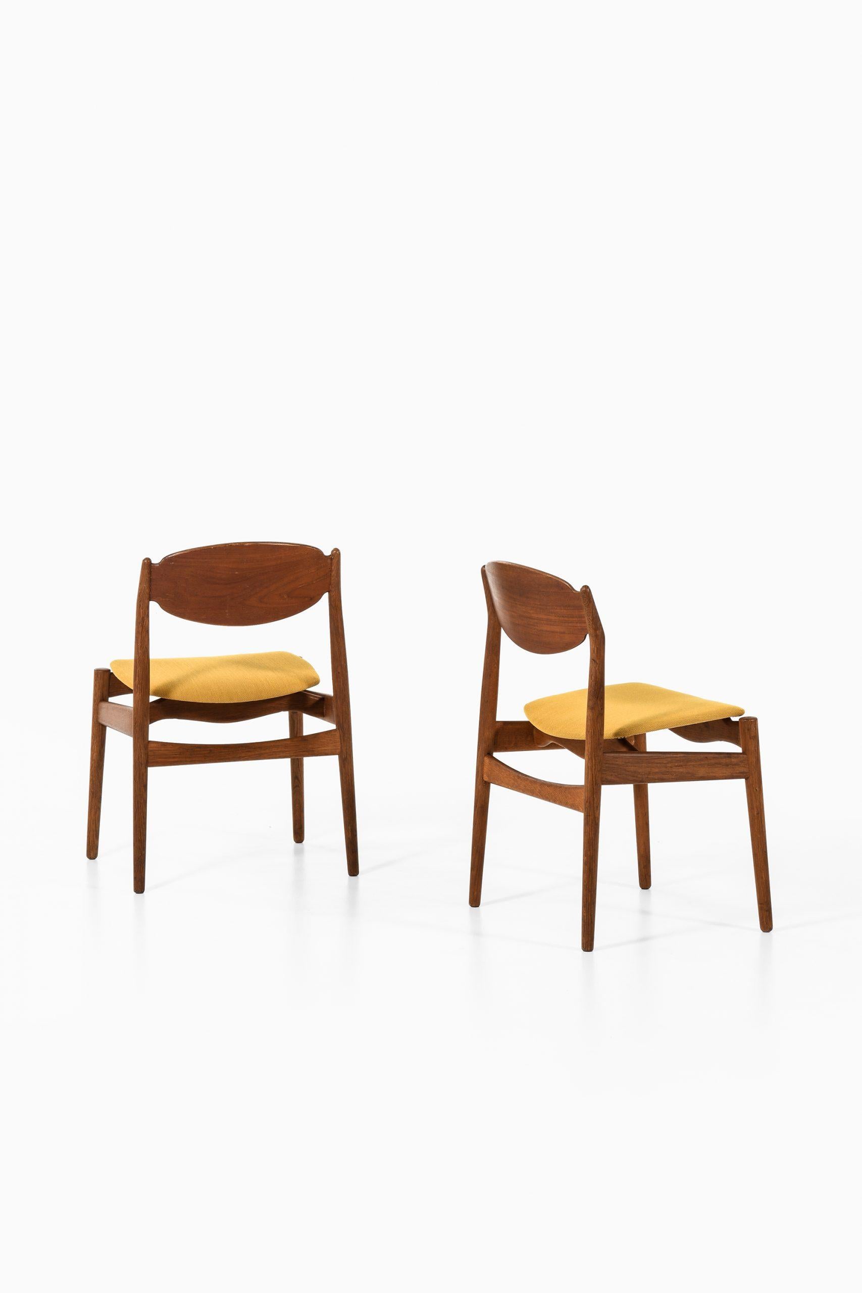 Erik Buck Dining Chairs Produced by Vamo Møbelfabrik in Denmark In Good Condition For Sale In Limhamn, Skåne län