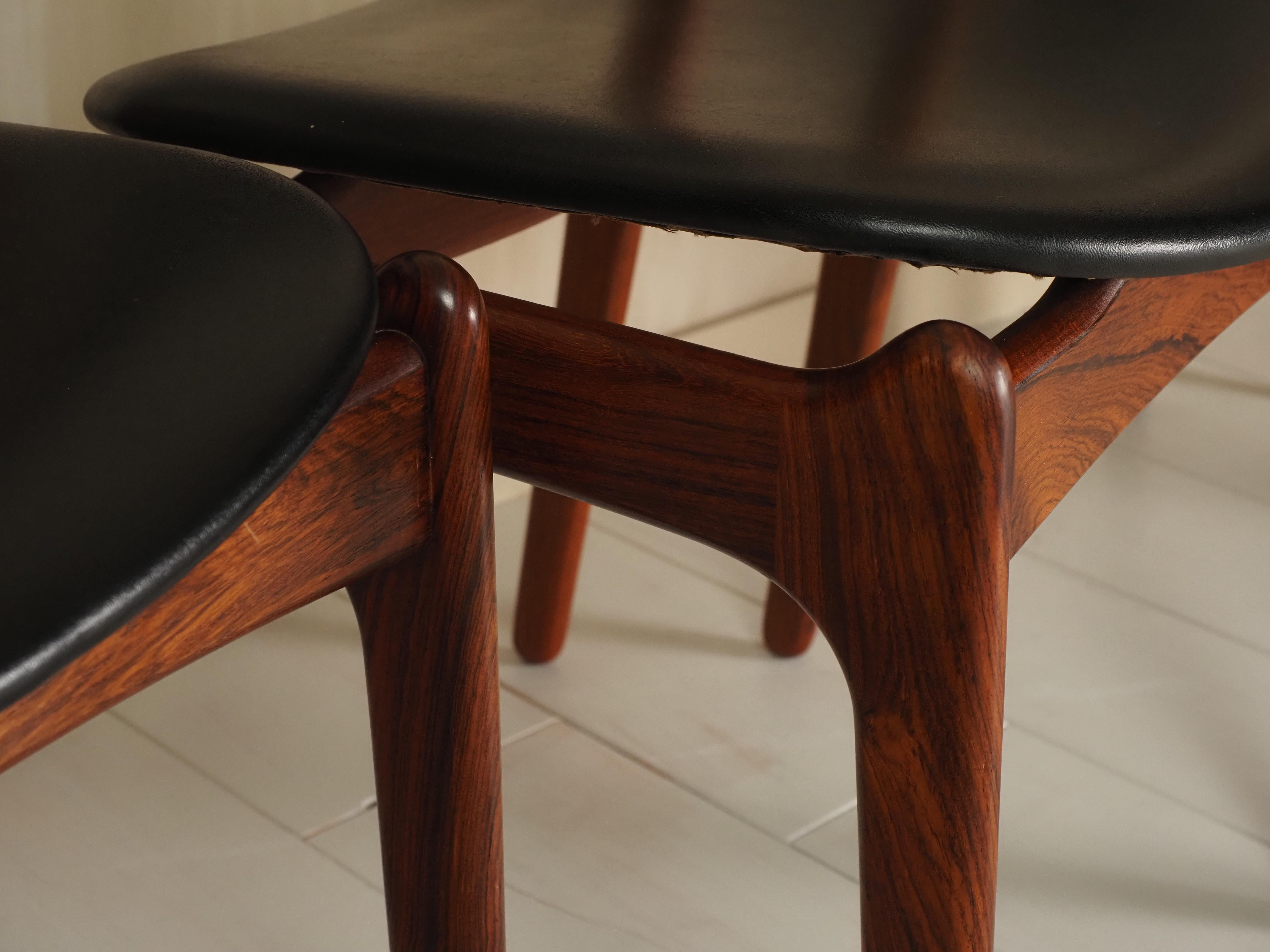Chaises de salle à manger Erik Buck Model No. 49 pour D. A. Møbler 1960's en vente 9