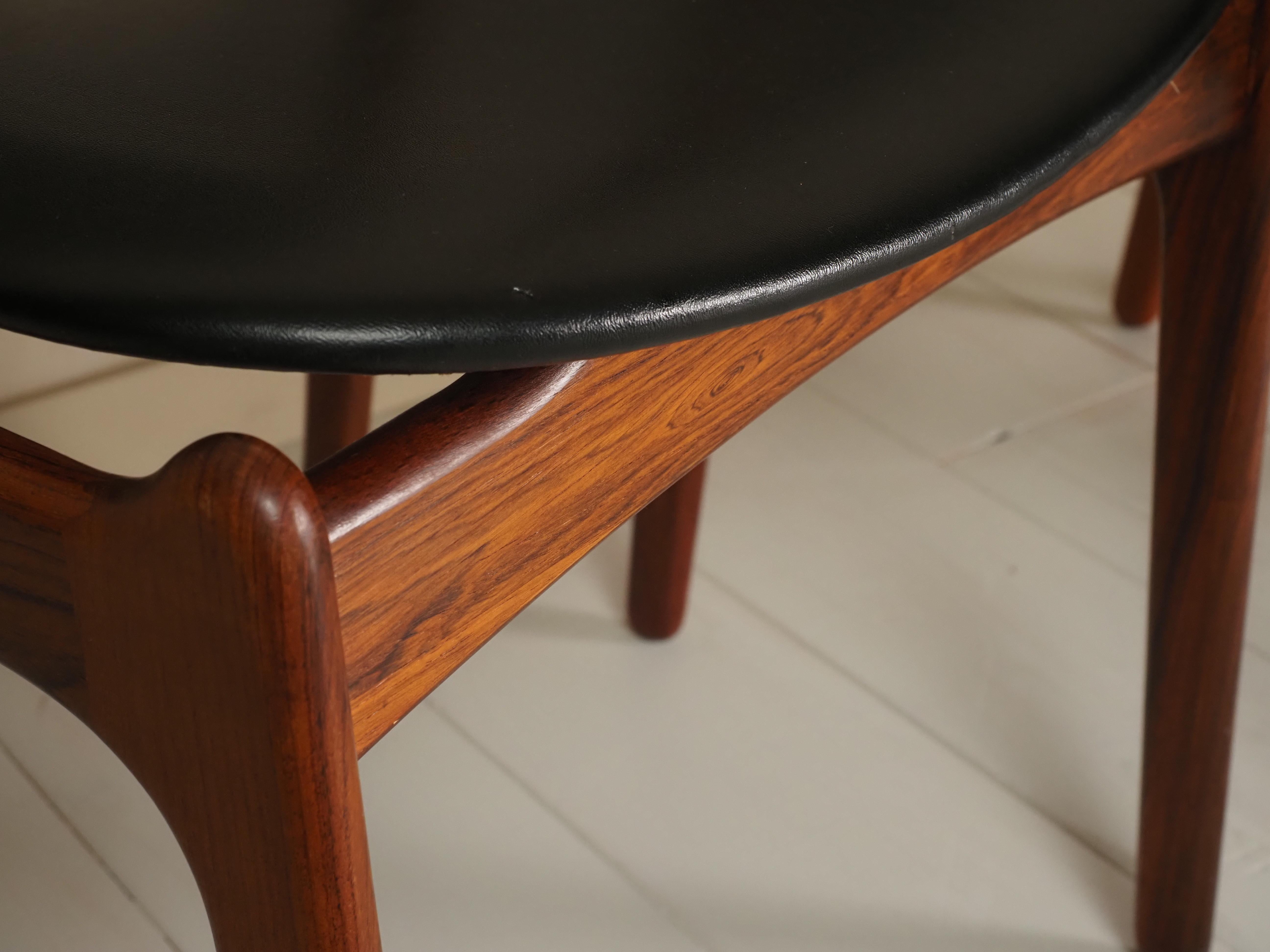 Chaises de salle à manger Erik Buck Model No. 49 pour D. A. Møbler 1960's en vente 10